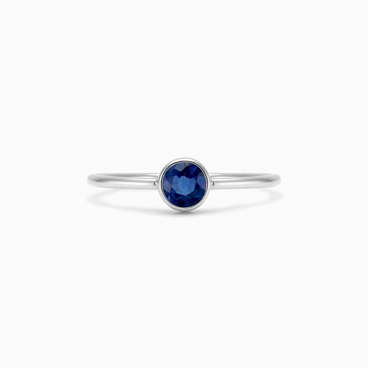 Solitaire Harmony Saphir 4.5 mm