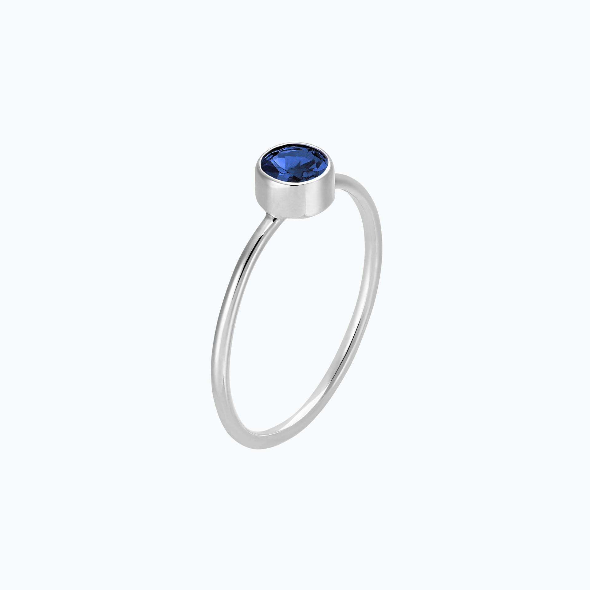 Solitaire Harmony Saphir 4.5 mm