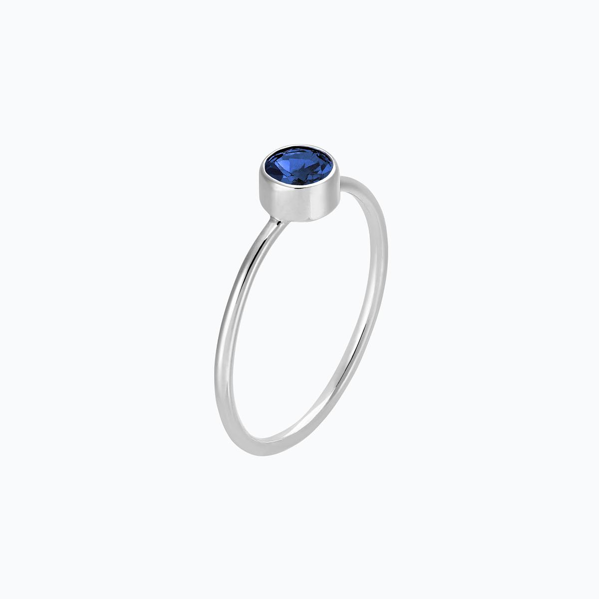 Solitaire Harmony Saphir 4.5 mm
