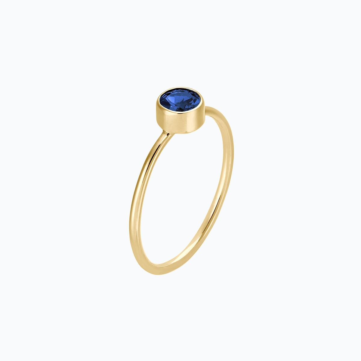 Solitaire Harmony Saphir 4.5 mm