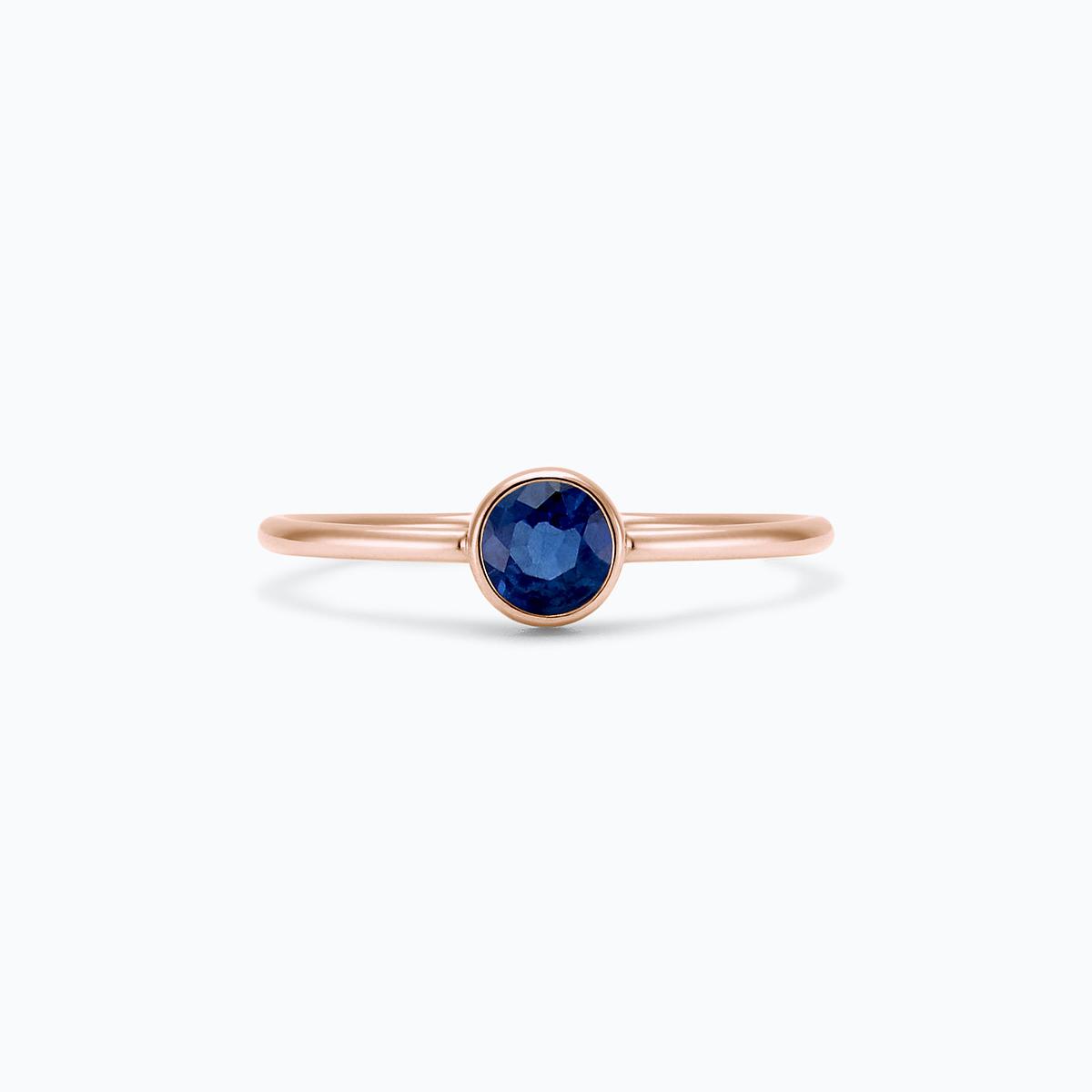 Solitaire Harmony Saphir 4.5 mm