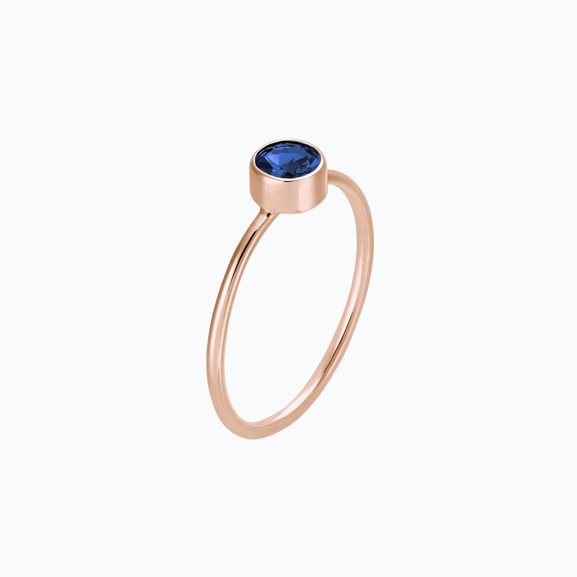 Solitaire Harmony Saphir 4.5 mm