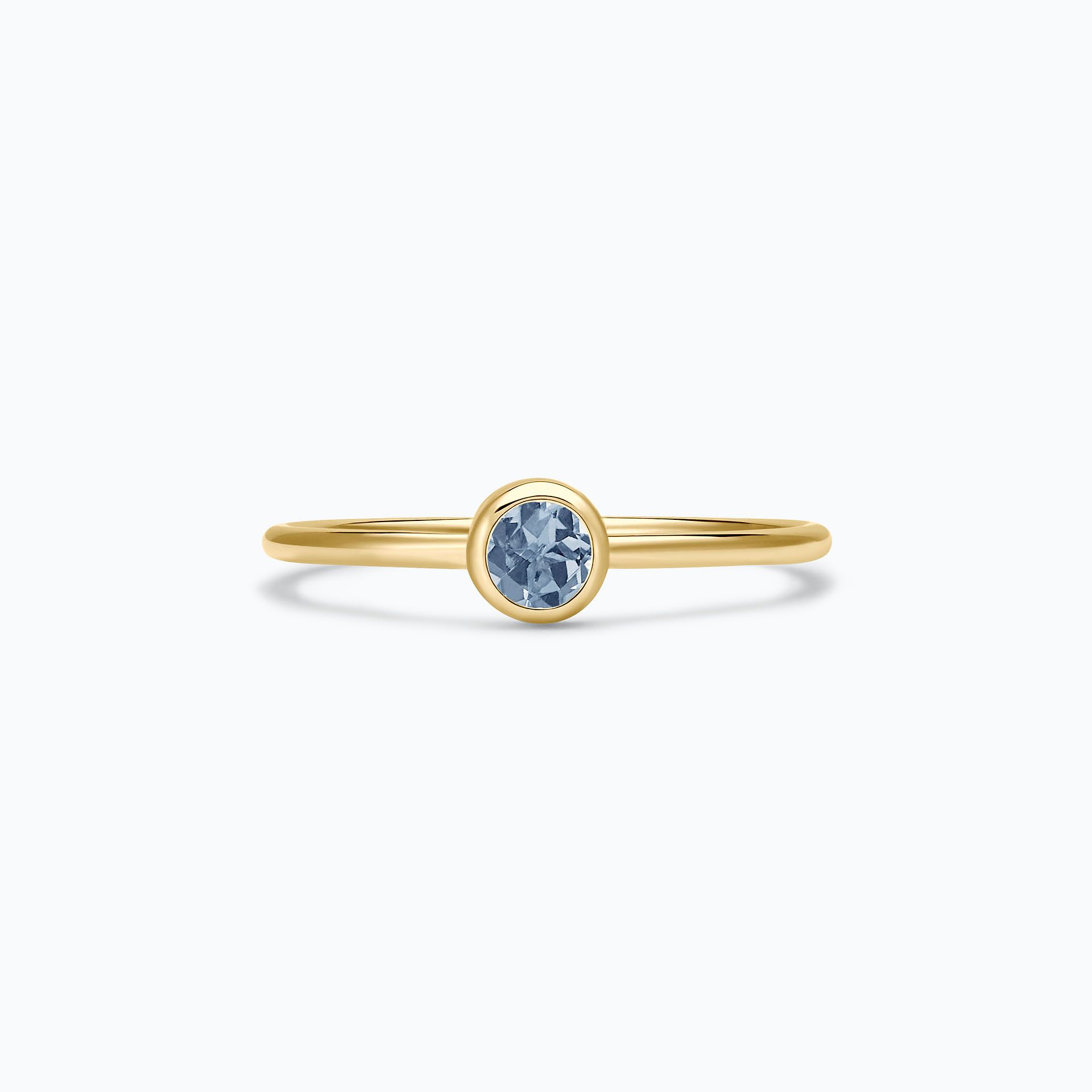 Solitaire Harmony Saphir Bleu Tendre 3.5 mm