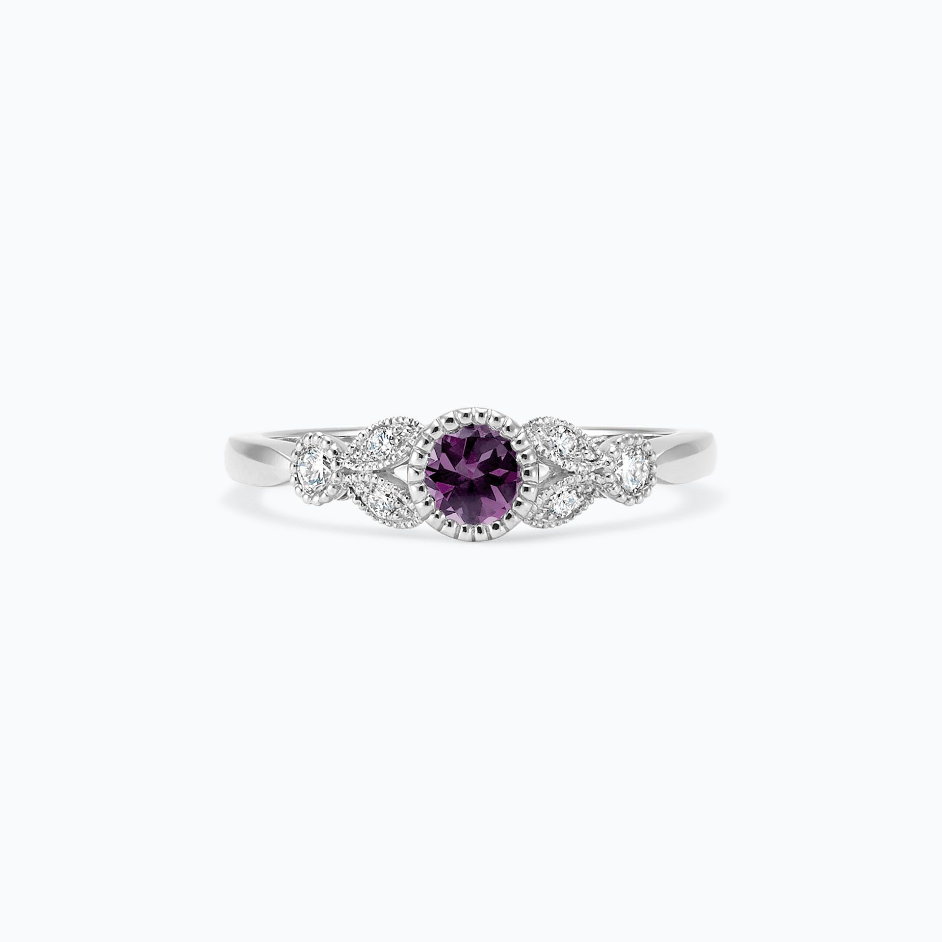 Solitaire Salomé Millegrain Saphir Violet