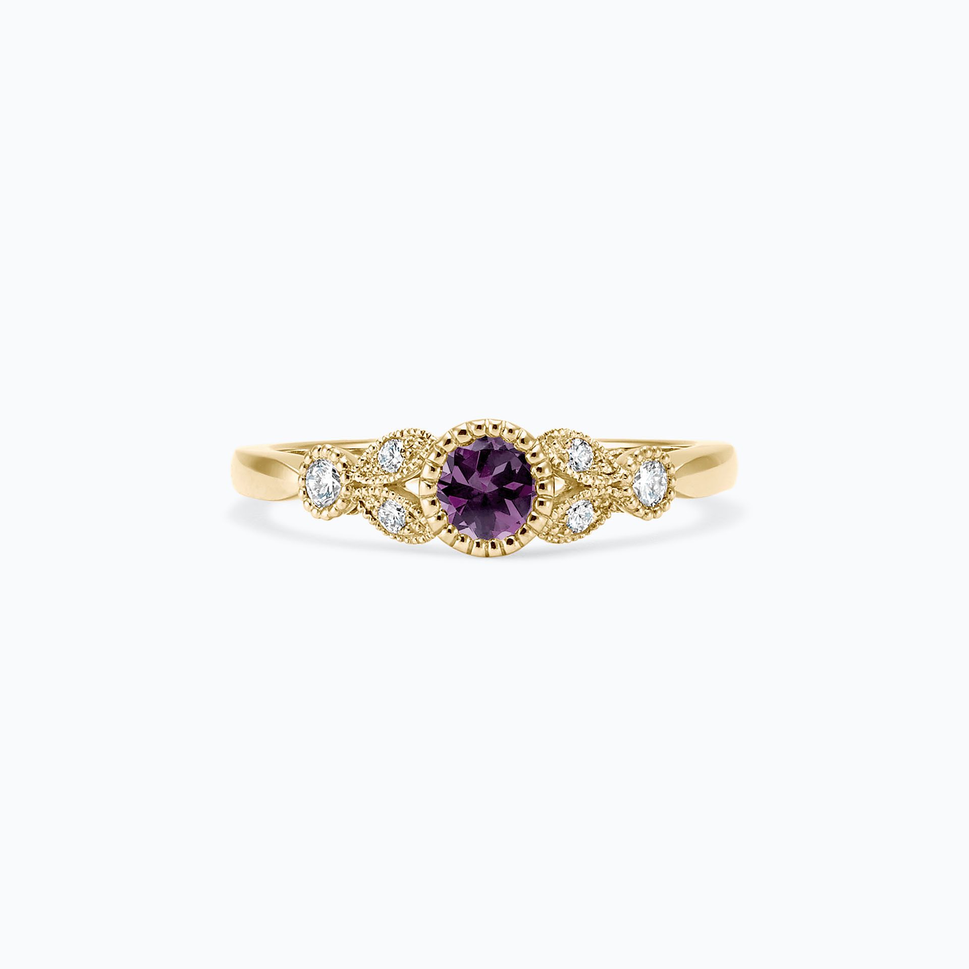 Solitaire Salomé Millegrain Saphir Violet