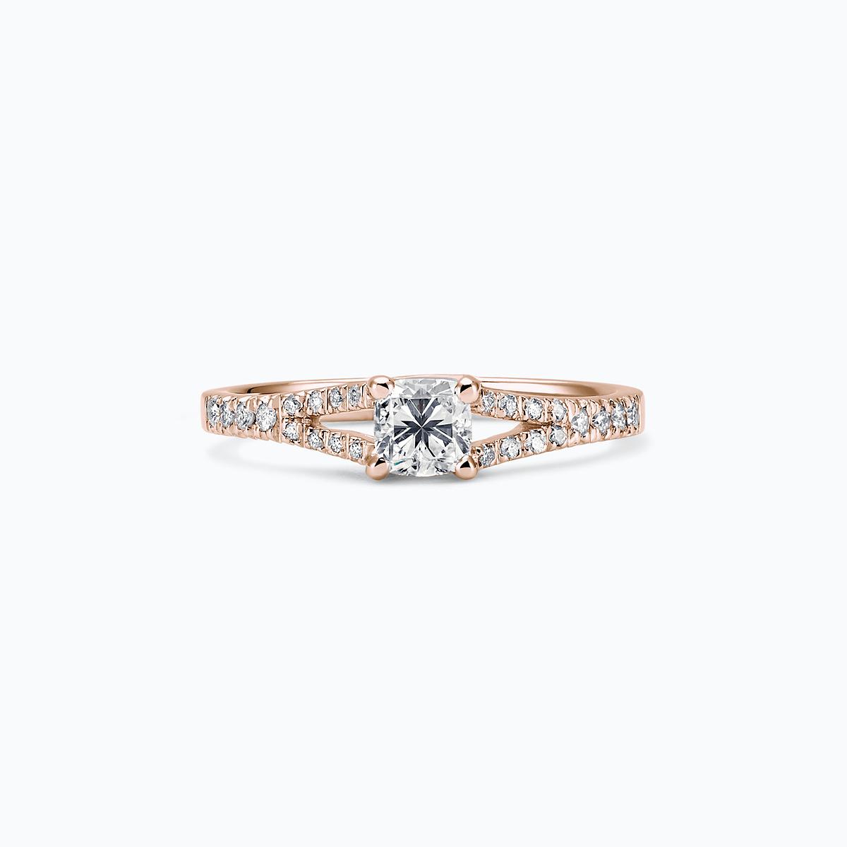 Solitaire Pavé Iris Diamant de Synthèse