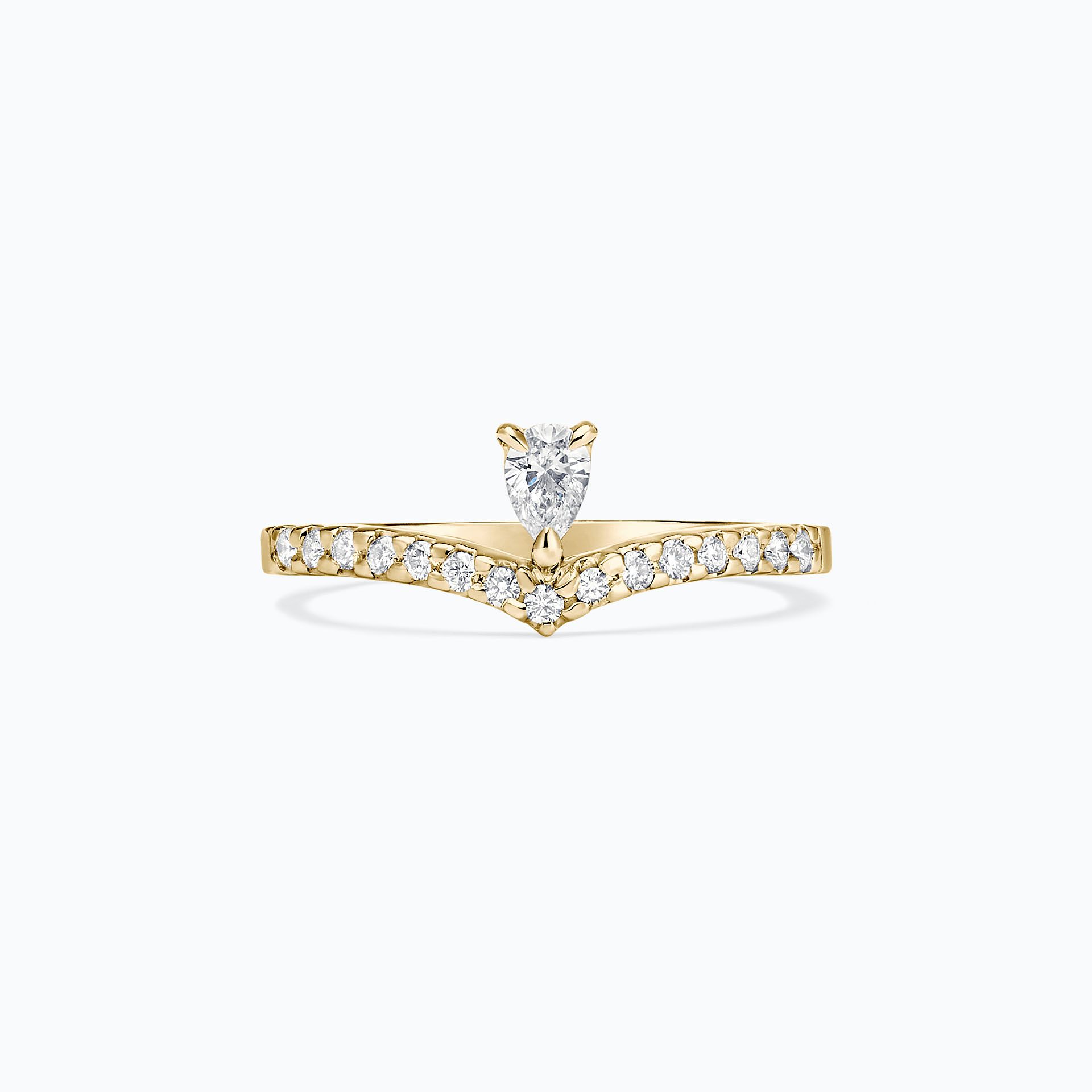 Solitaire Pavé Isla Del Luna 0.15 carat