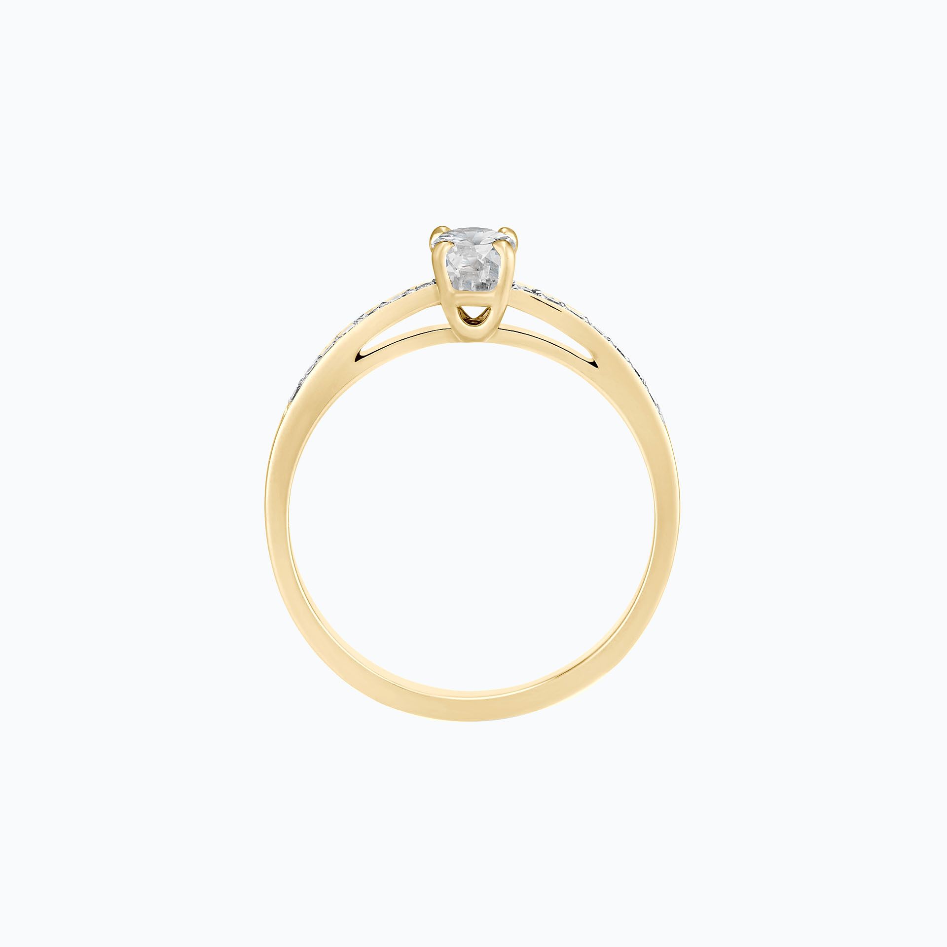 Solitaire Pavé Julia
