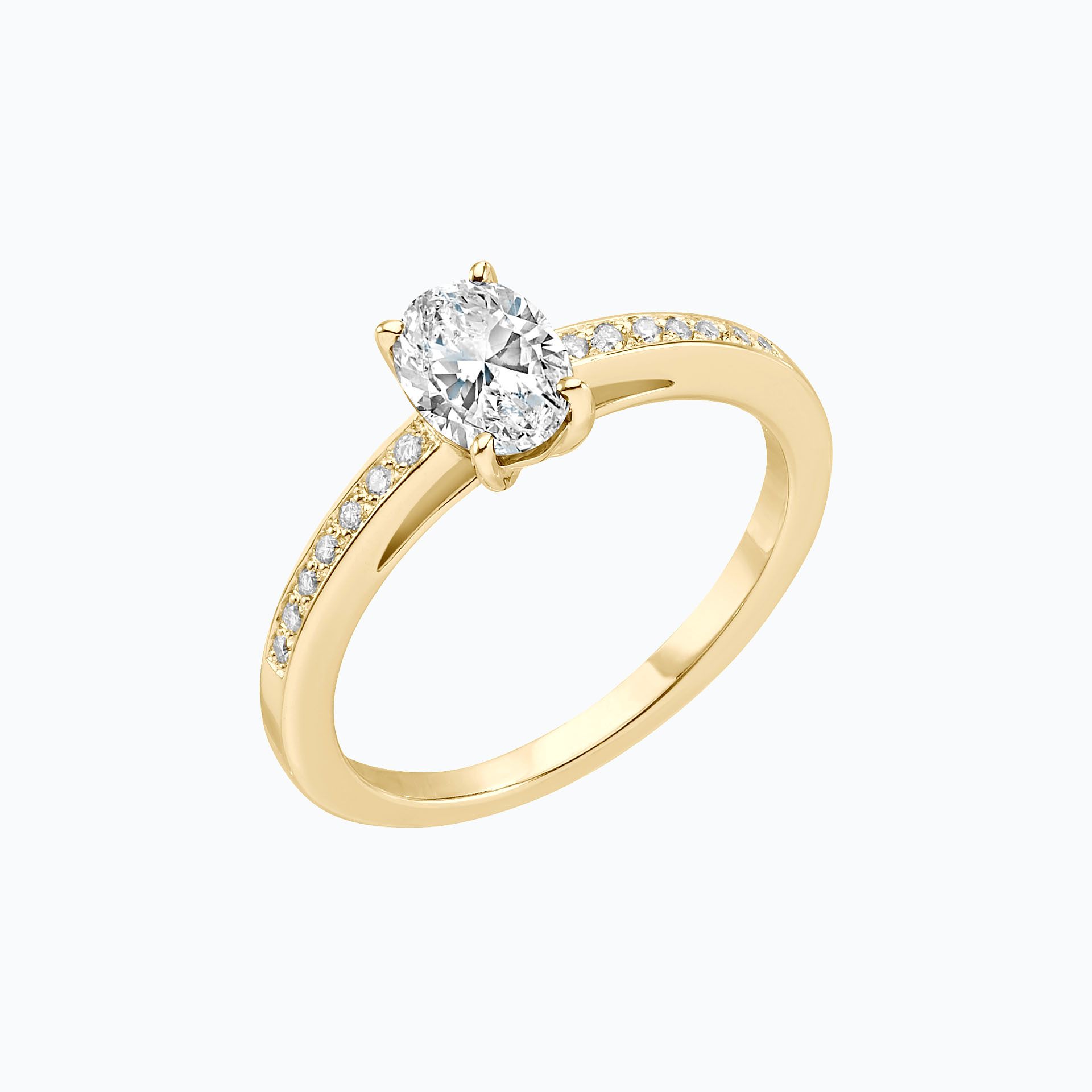 Solitaire Pavé Julia
