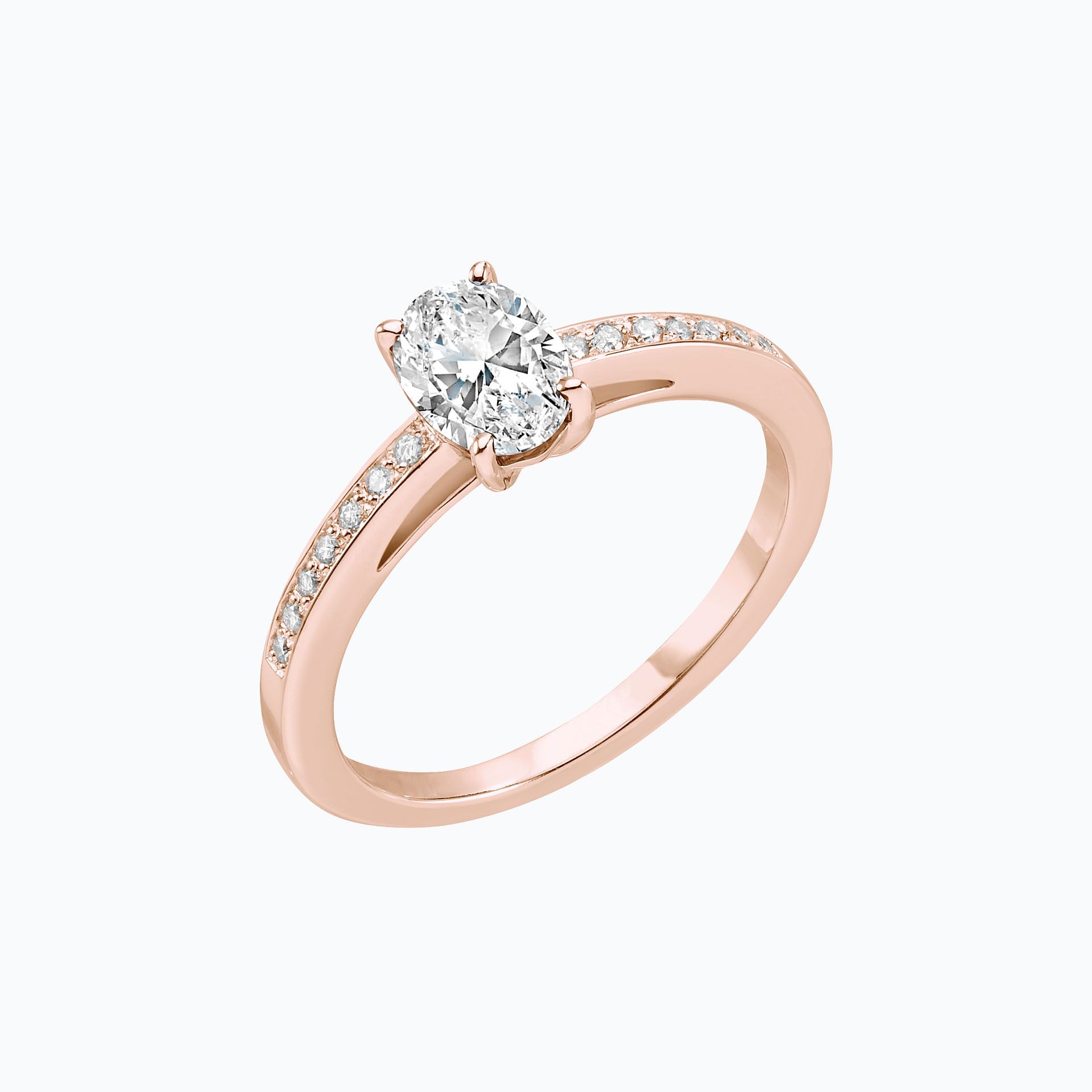 Solitaire Pavé Julia