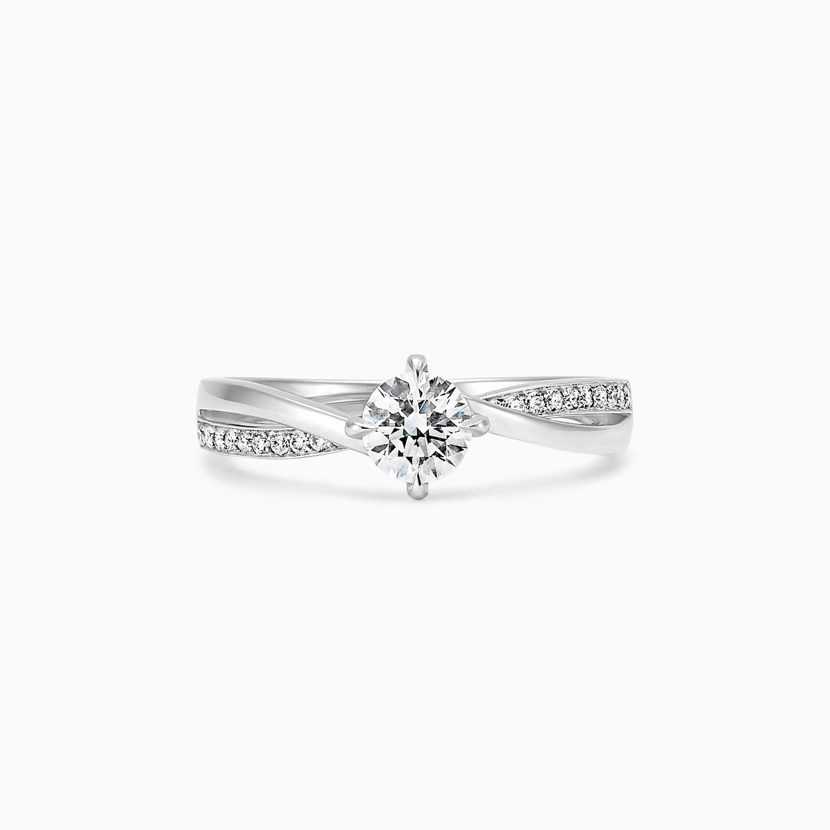 Solitaire Pavé Kelly Twist