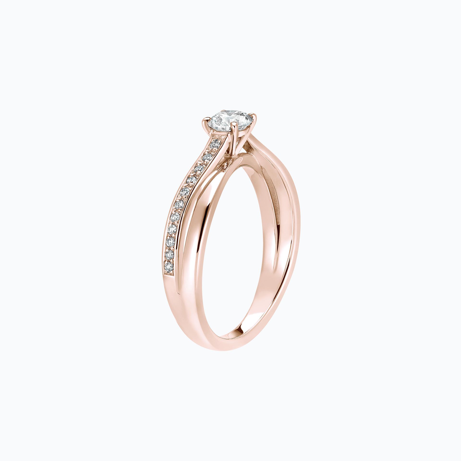 Solitaire Pavé Kokoro