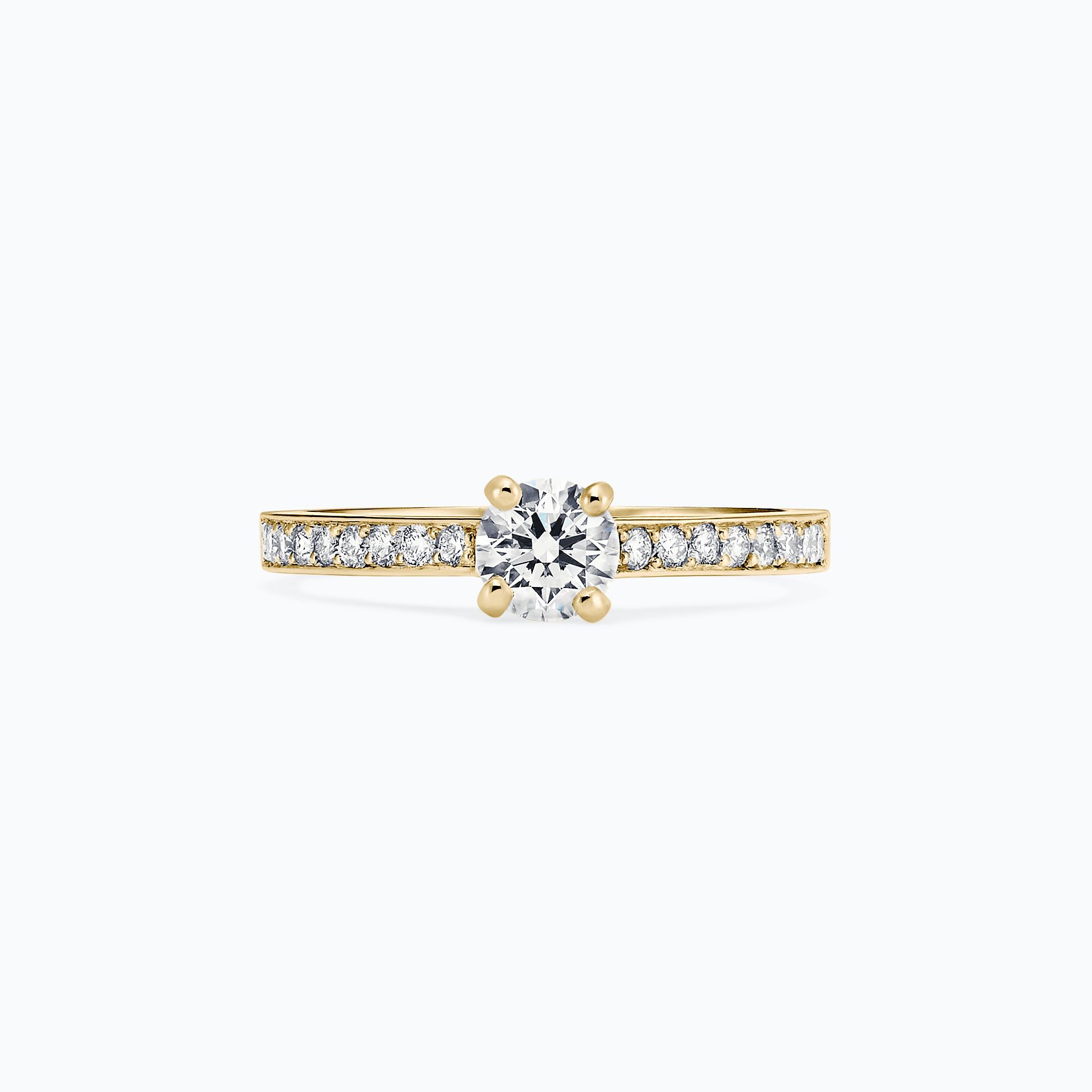 Solitaire Pavé Lagon Bleu Iconique