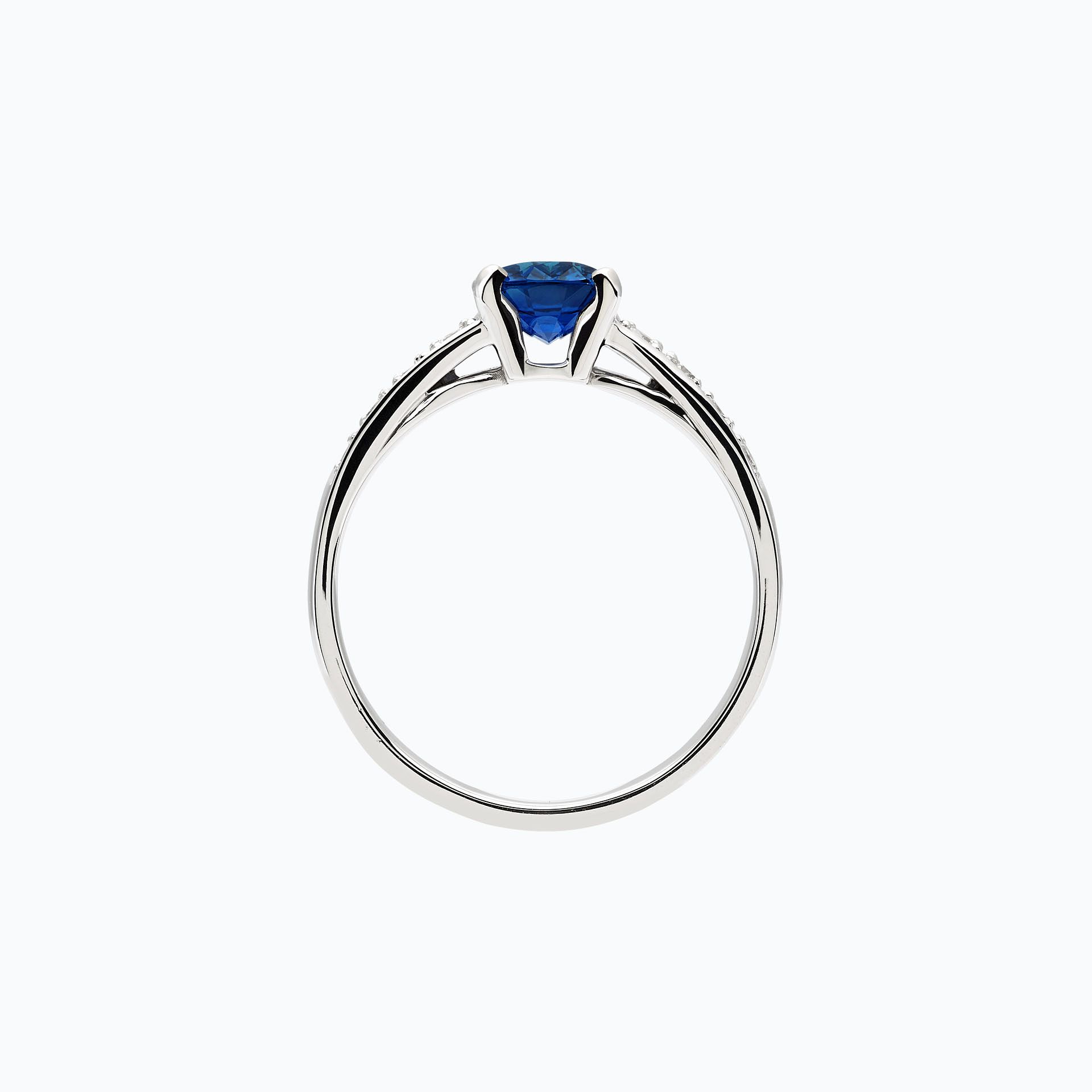 Solitaire Pavé Lola Saphir