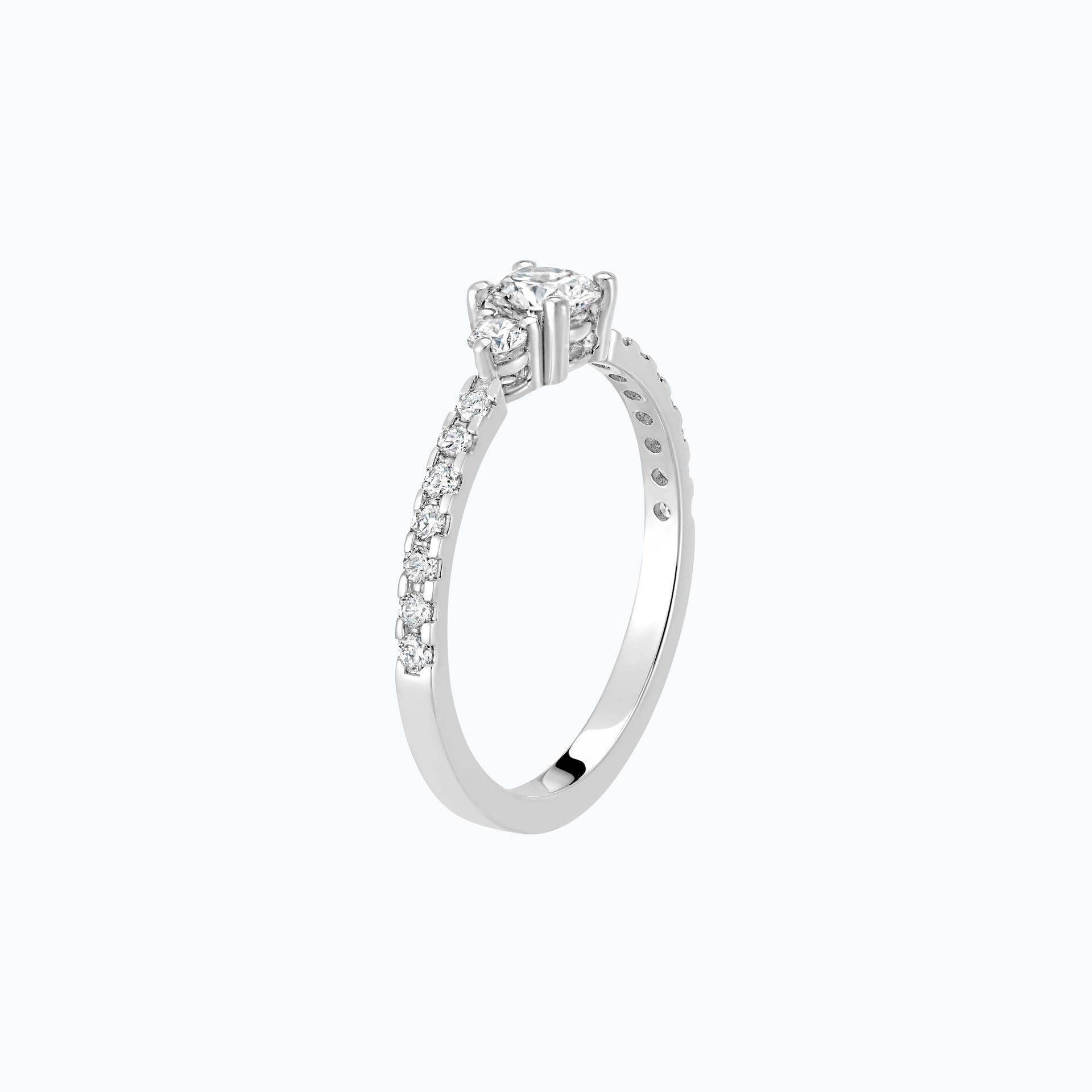 Solitaire Pavé Lolly Éclat