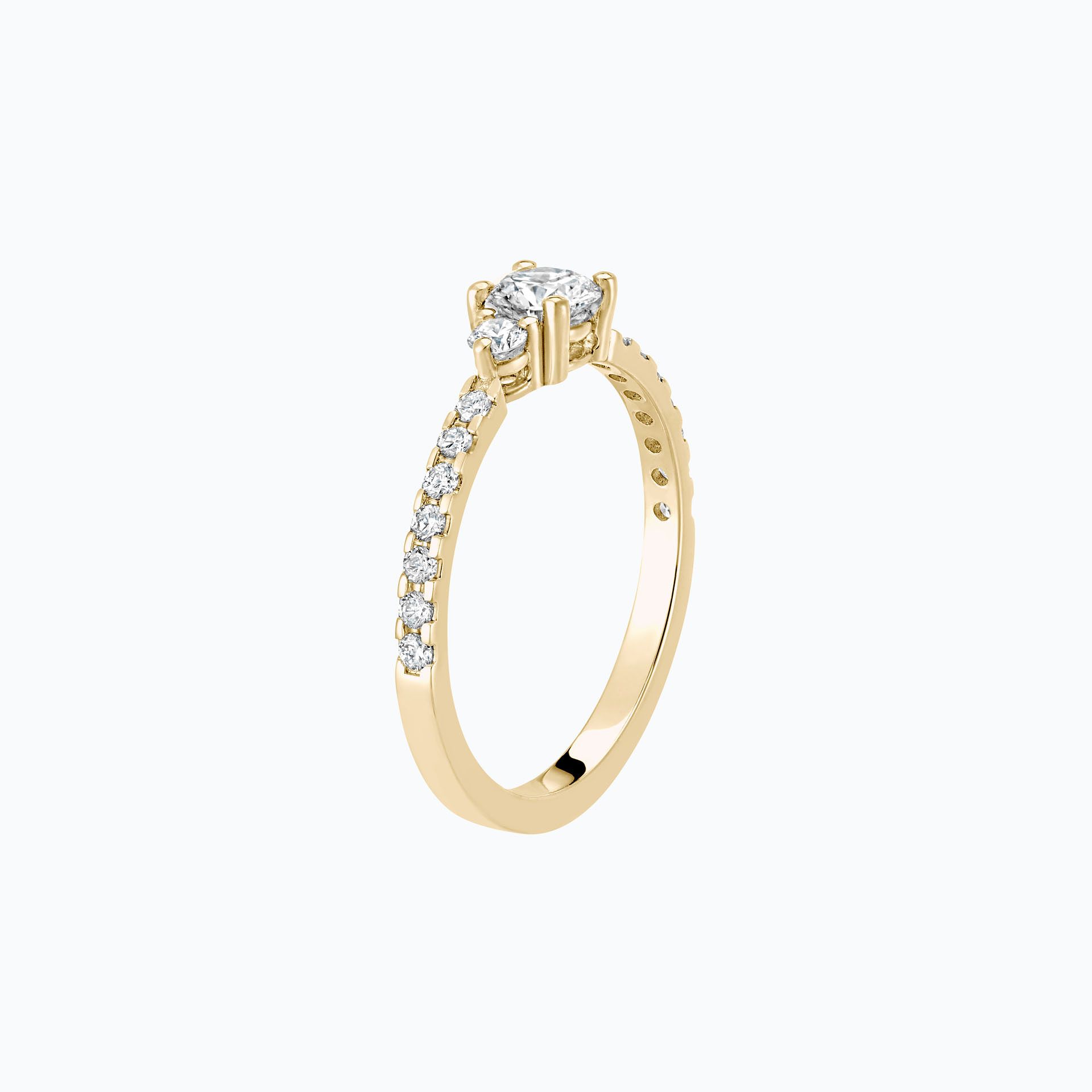 Solitaire Pavé Lolly Éclat