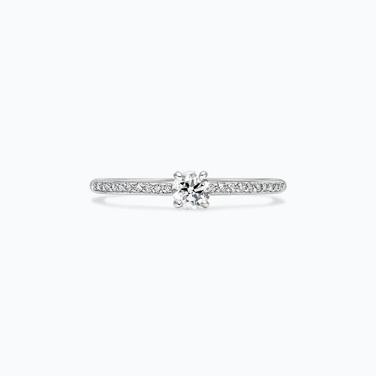 Solitaire Pavé Séléné 0.20 carat