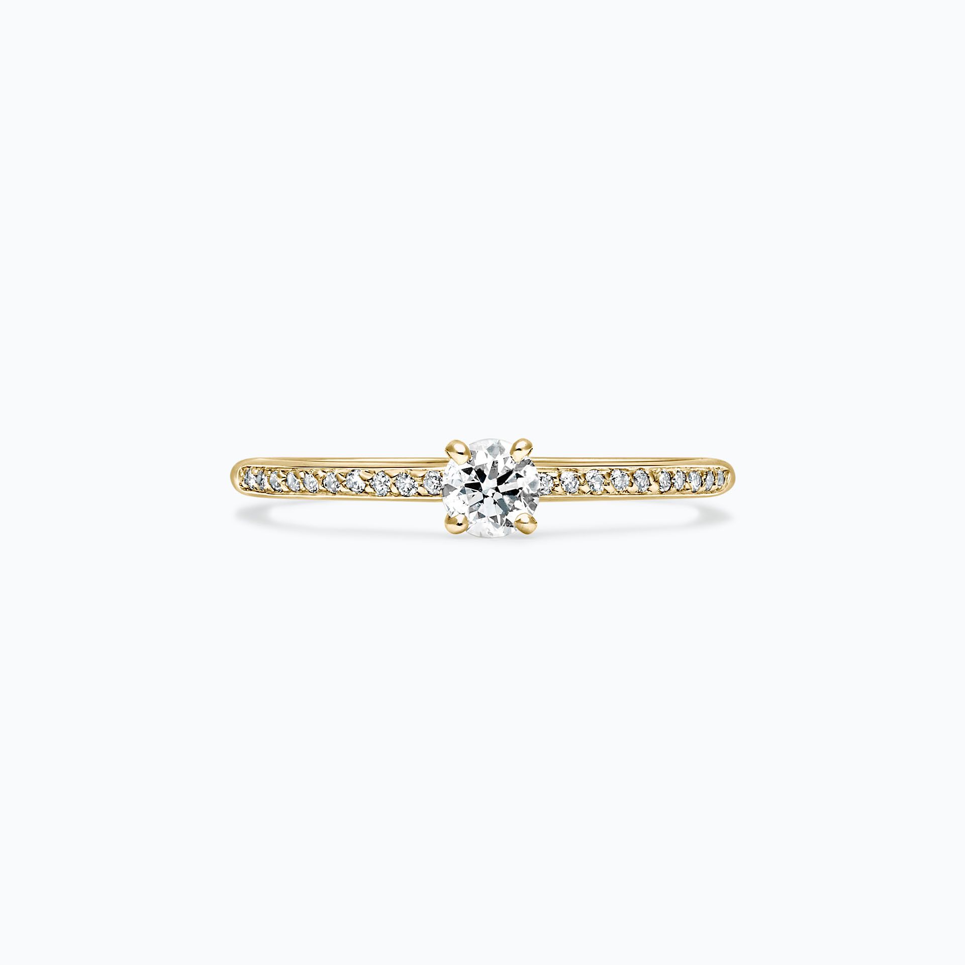 Solitaire Pavé Séléné 0.20 carat