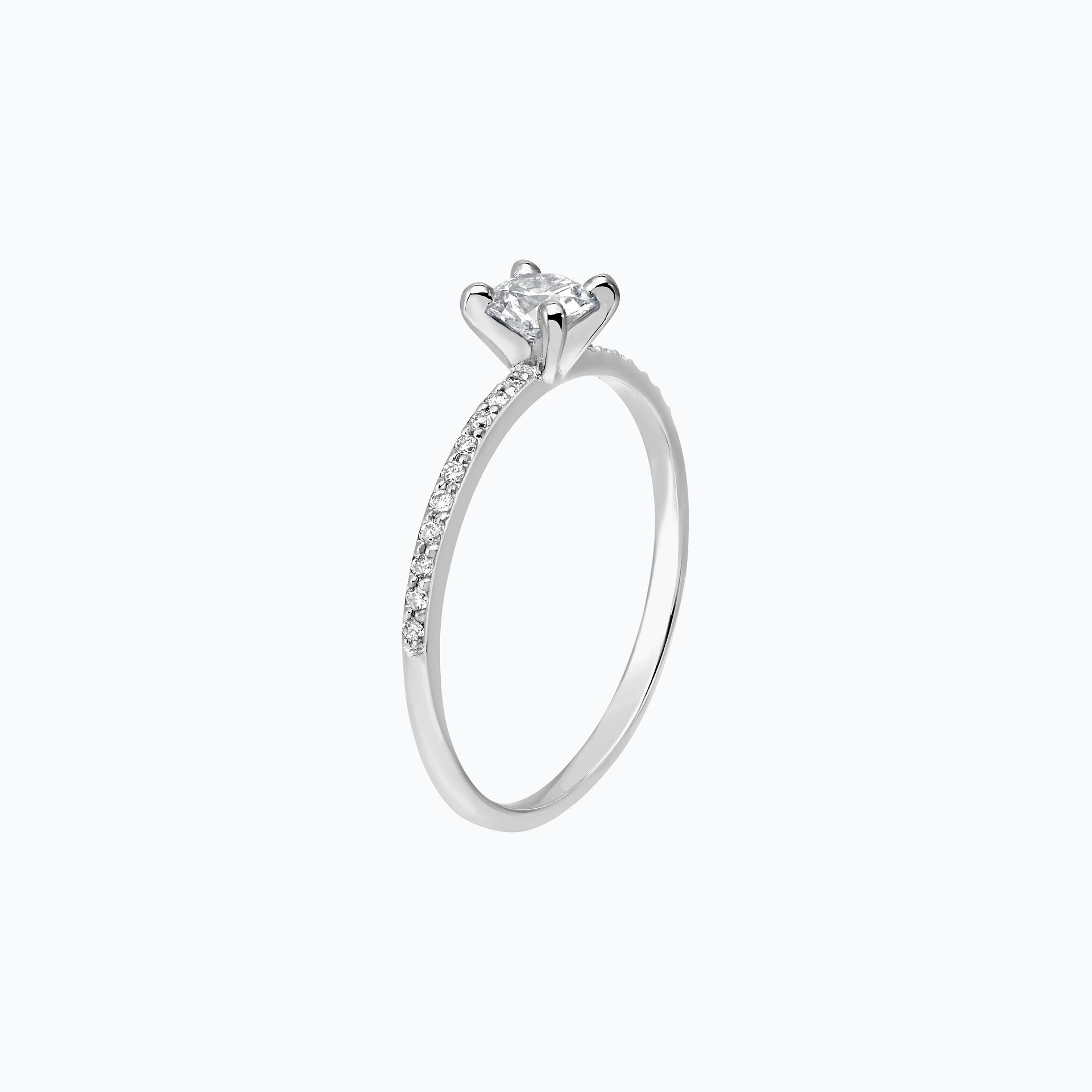 Solitaire Pavé Séléné Éclat