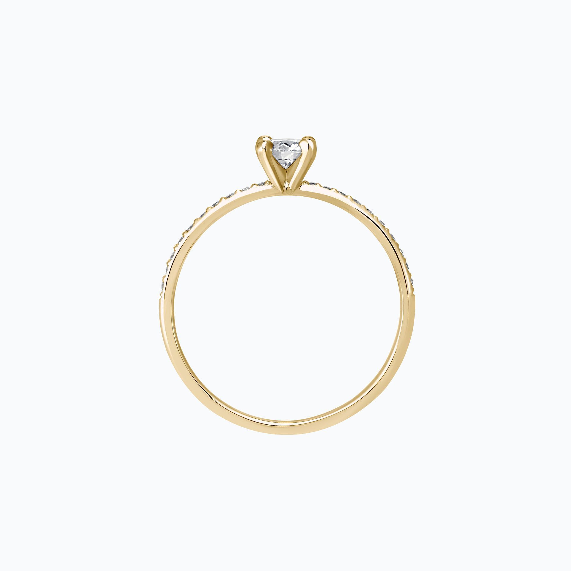 Solitaire Pavé Séléné Éclat