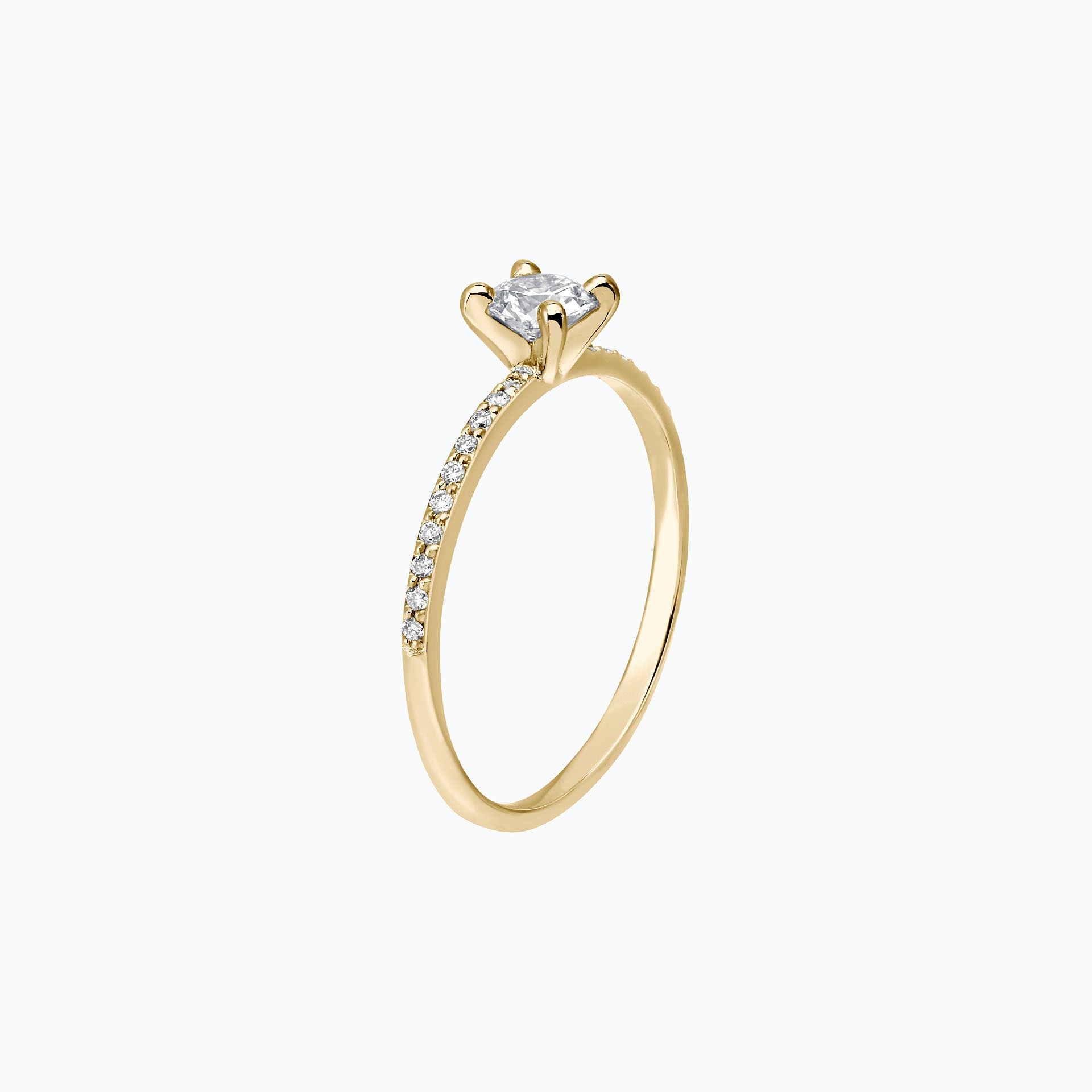 Solitaire Pavé Séléné Éclat
