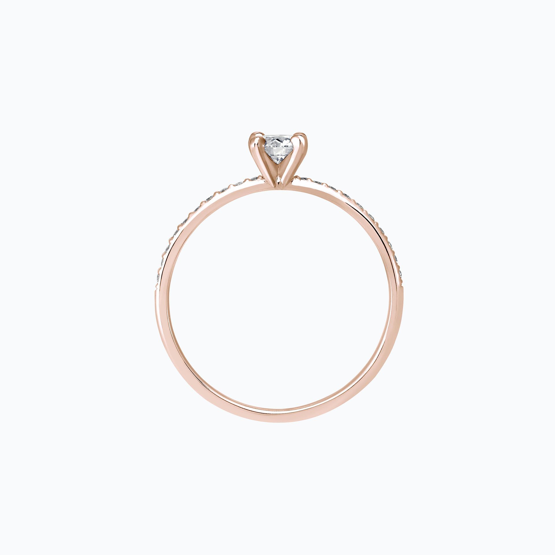 Solitaire Pavé Séléné Éclat