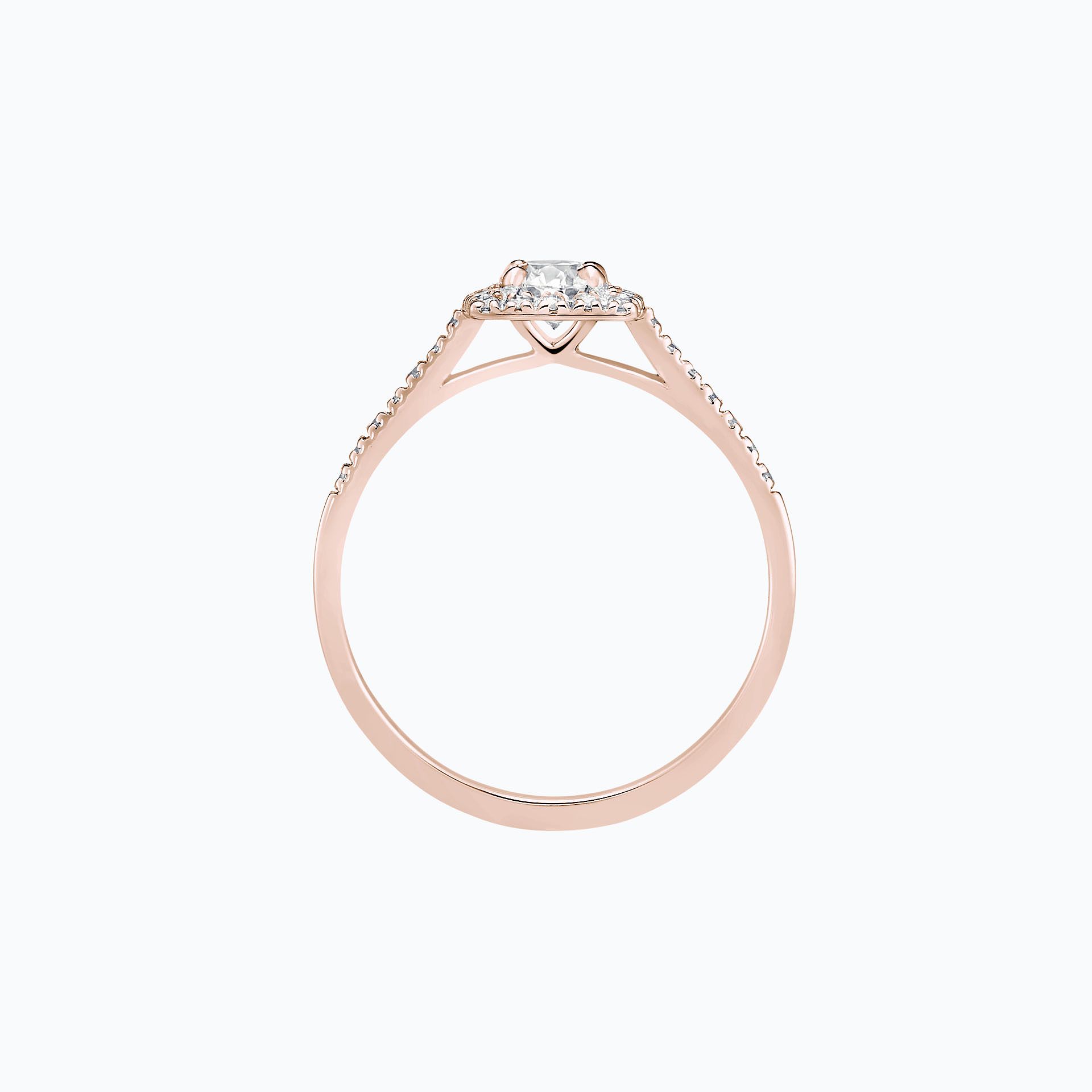 Solitaire Pavé Skye