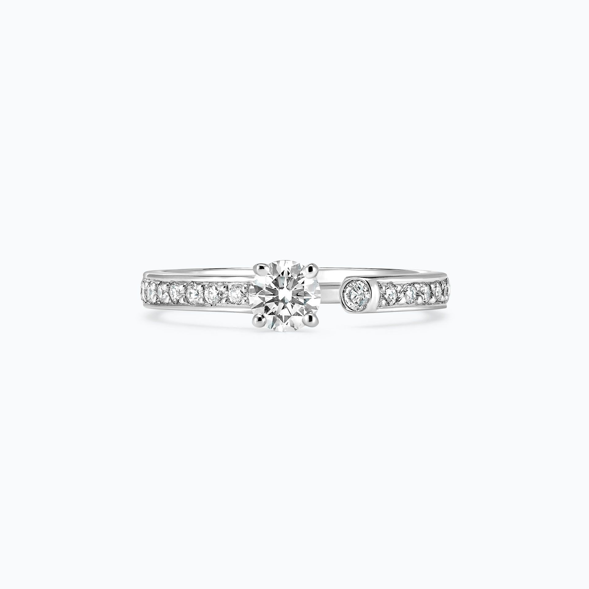 Solitaire Pavé Syracuse