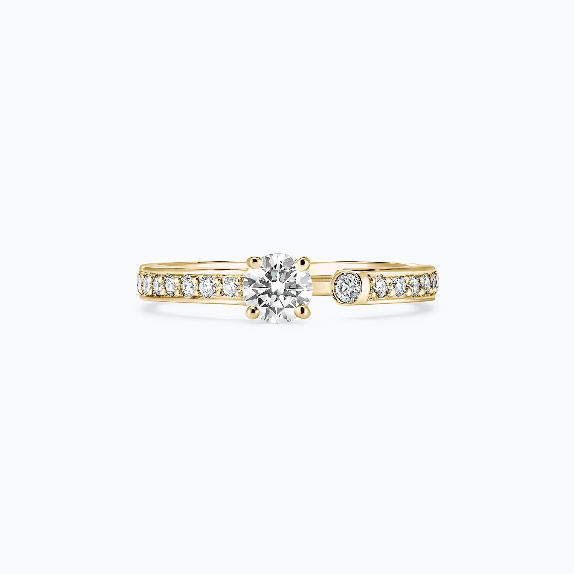 Solitaire Pavé Syracuse