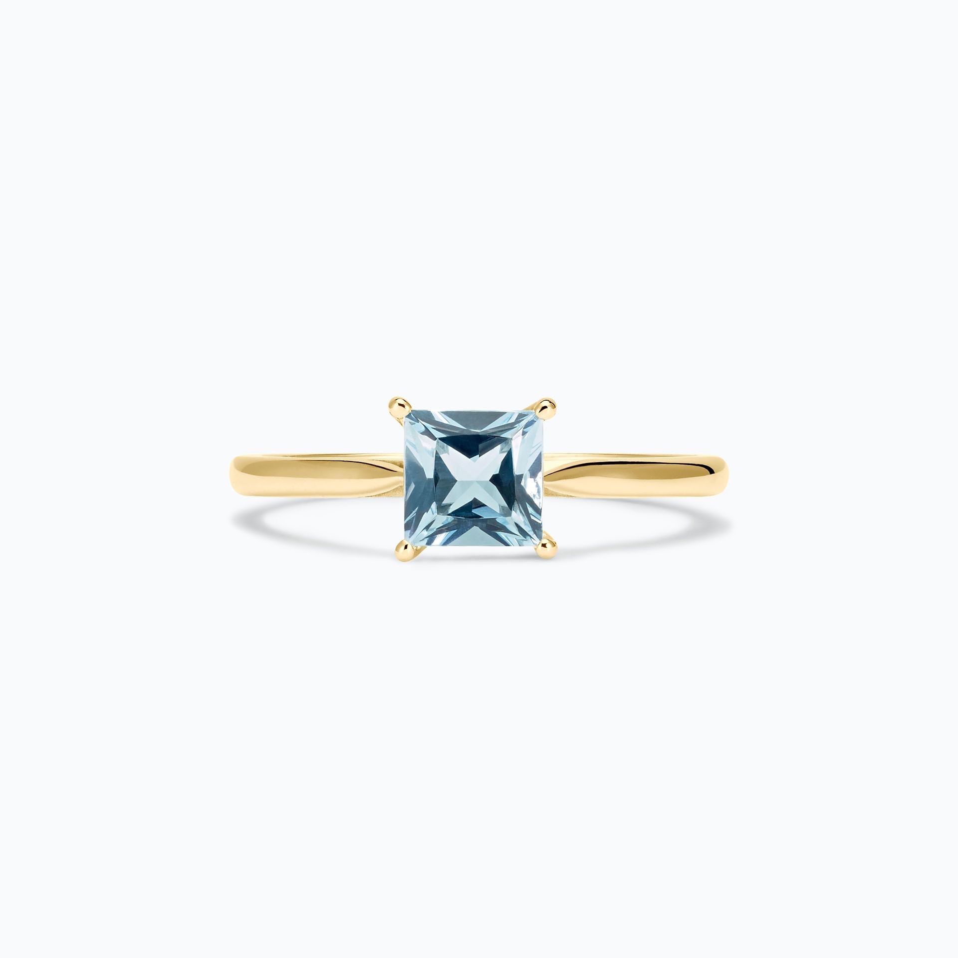 Solitaire Promesse Aigue-marine