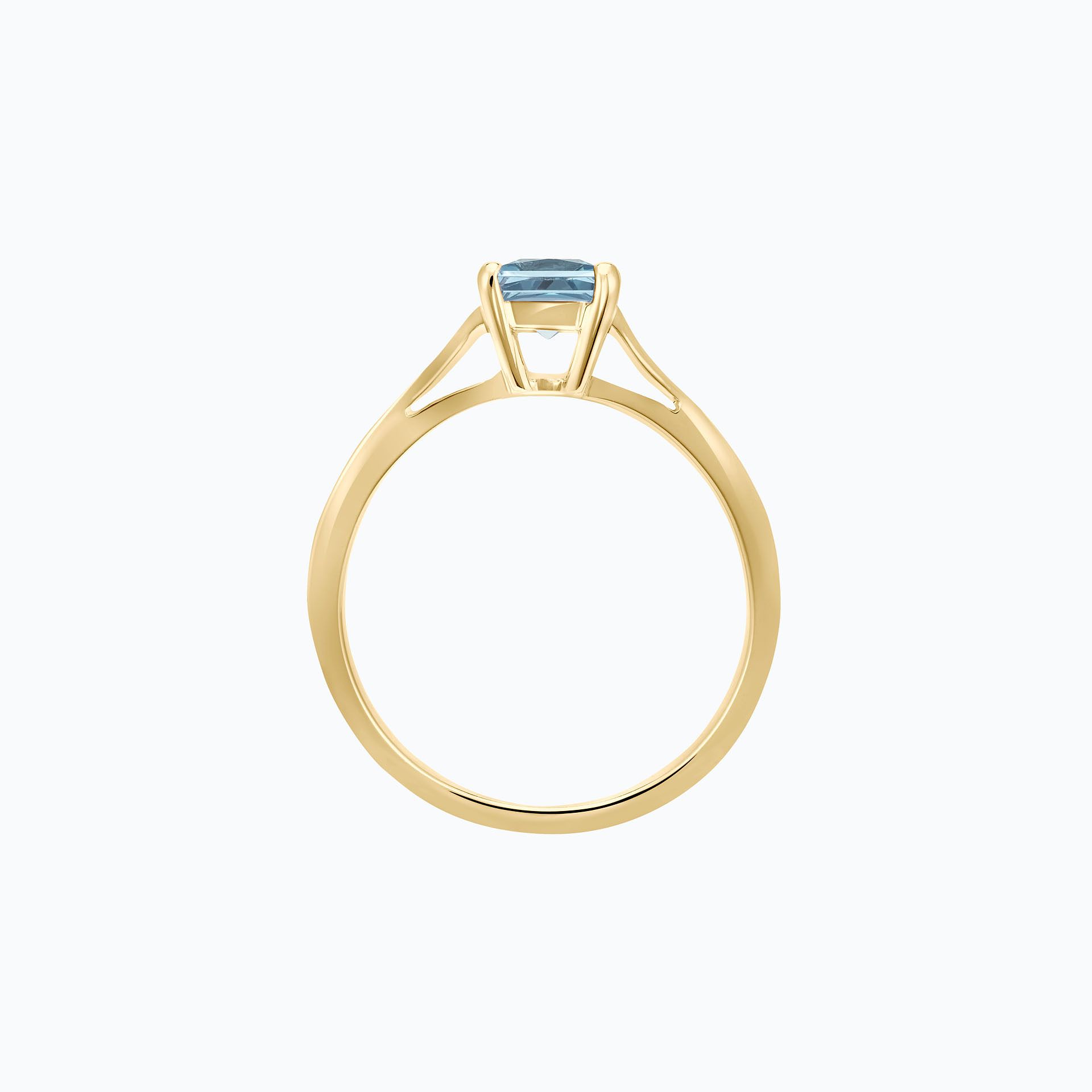 Solitaire Promesse Aigue-marine