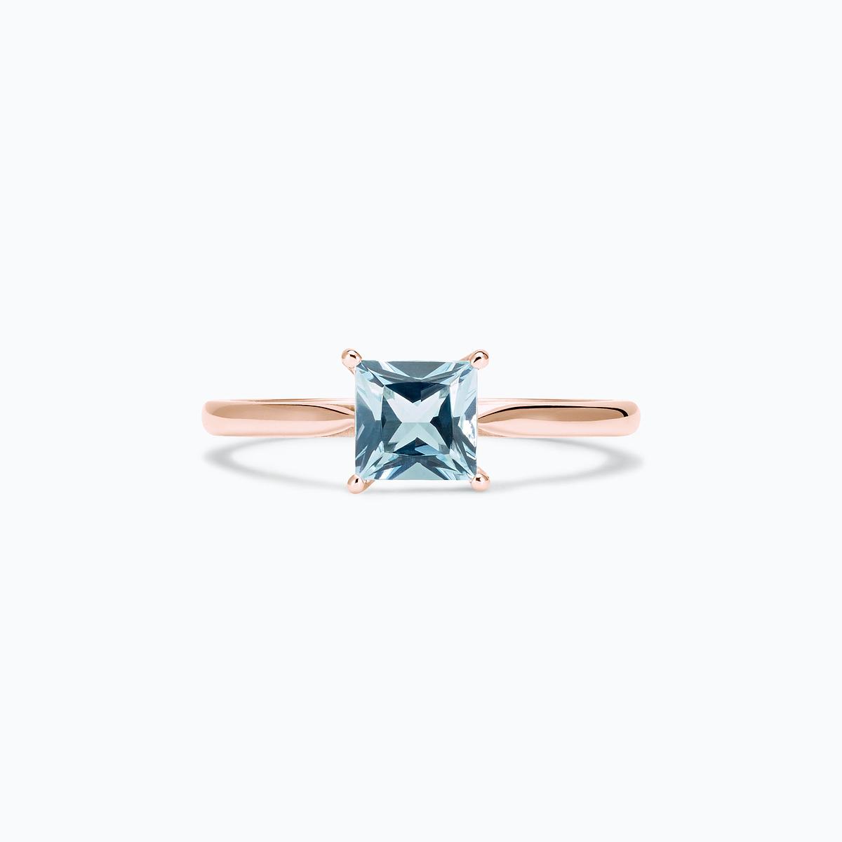 Solitaire Promesse Aigue-marine