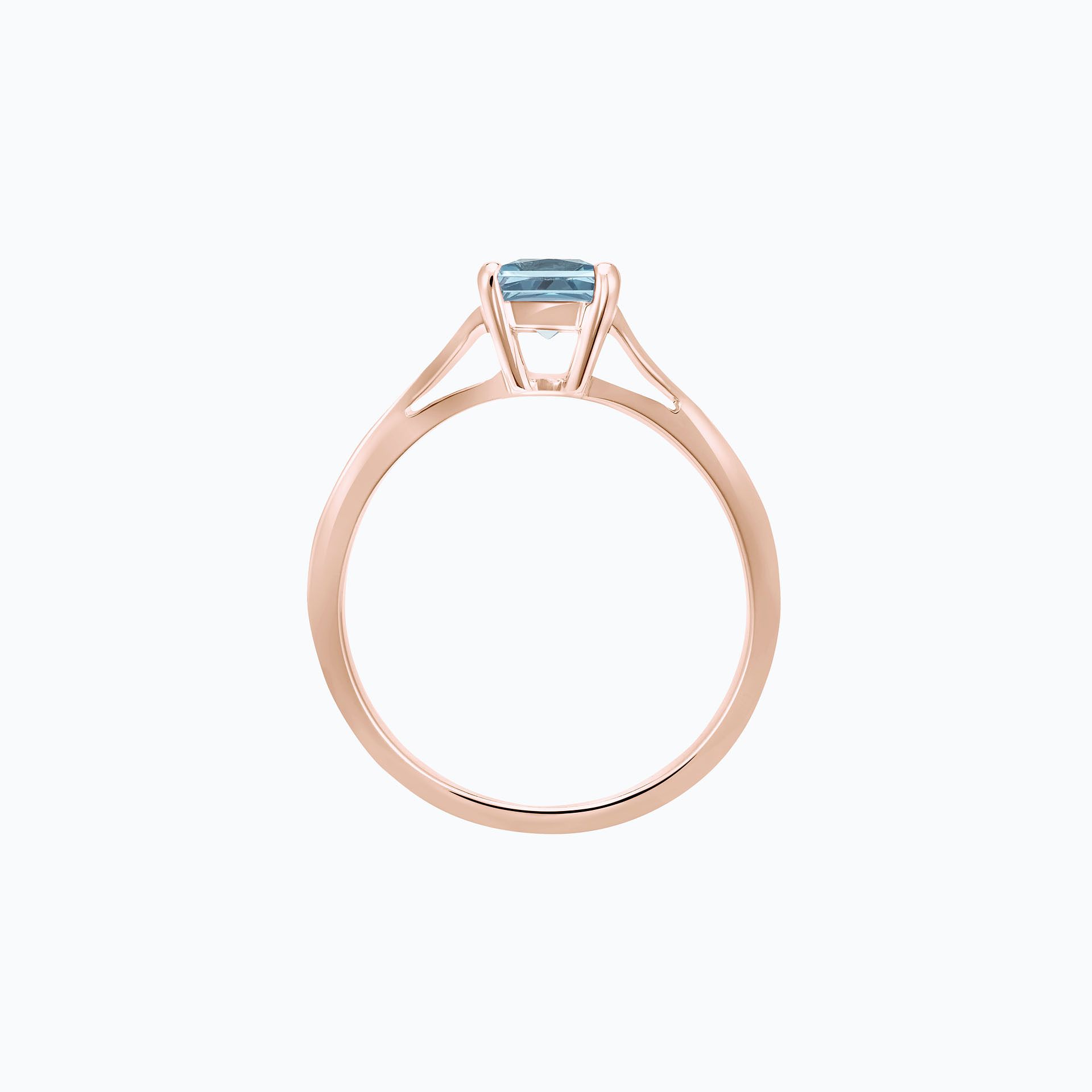 Solitaire Promesse Aigue-marine