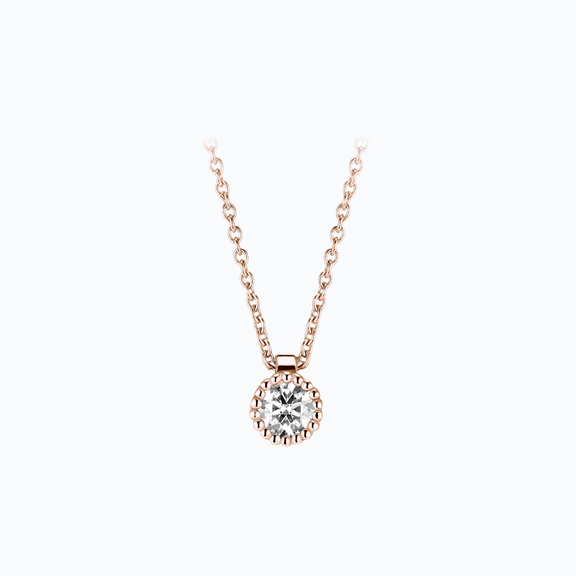 Collier Faustine Diamant de Synthèse 0.15 carat