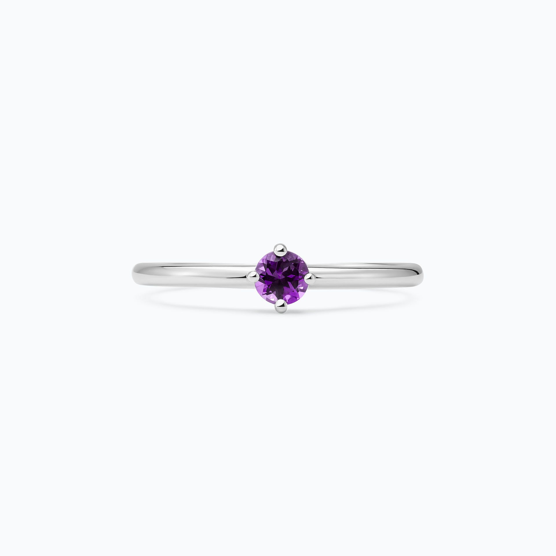 Solitaire Alva Améthyste 3.5 mm