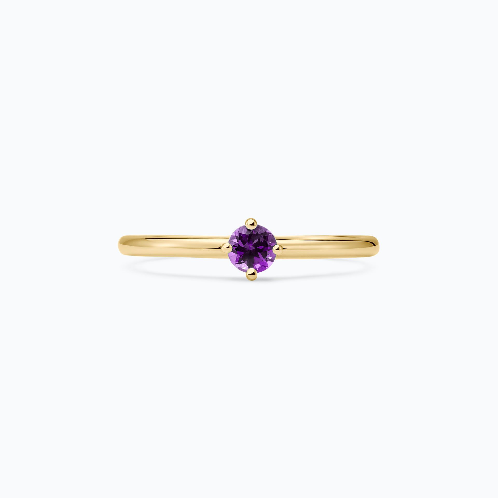 Solitaire Alva Améthyste 3.5 mm