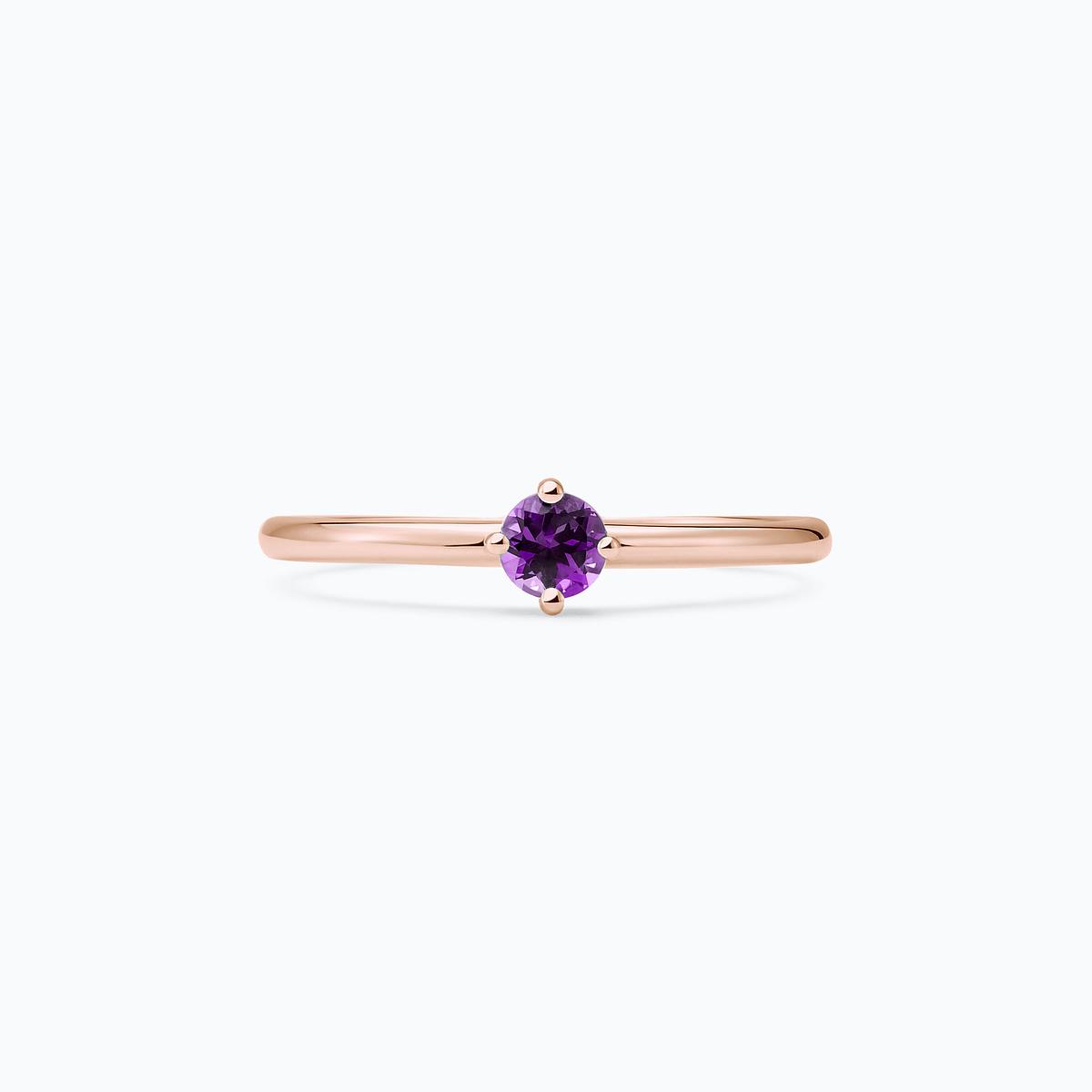 Solitaire Alva Améthyste 3.5 mm