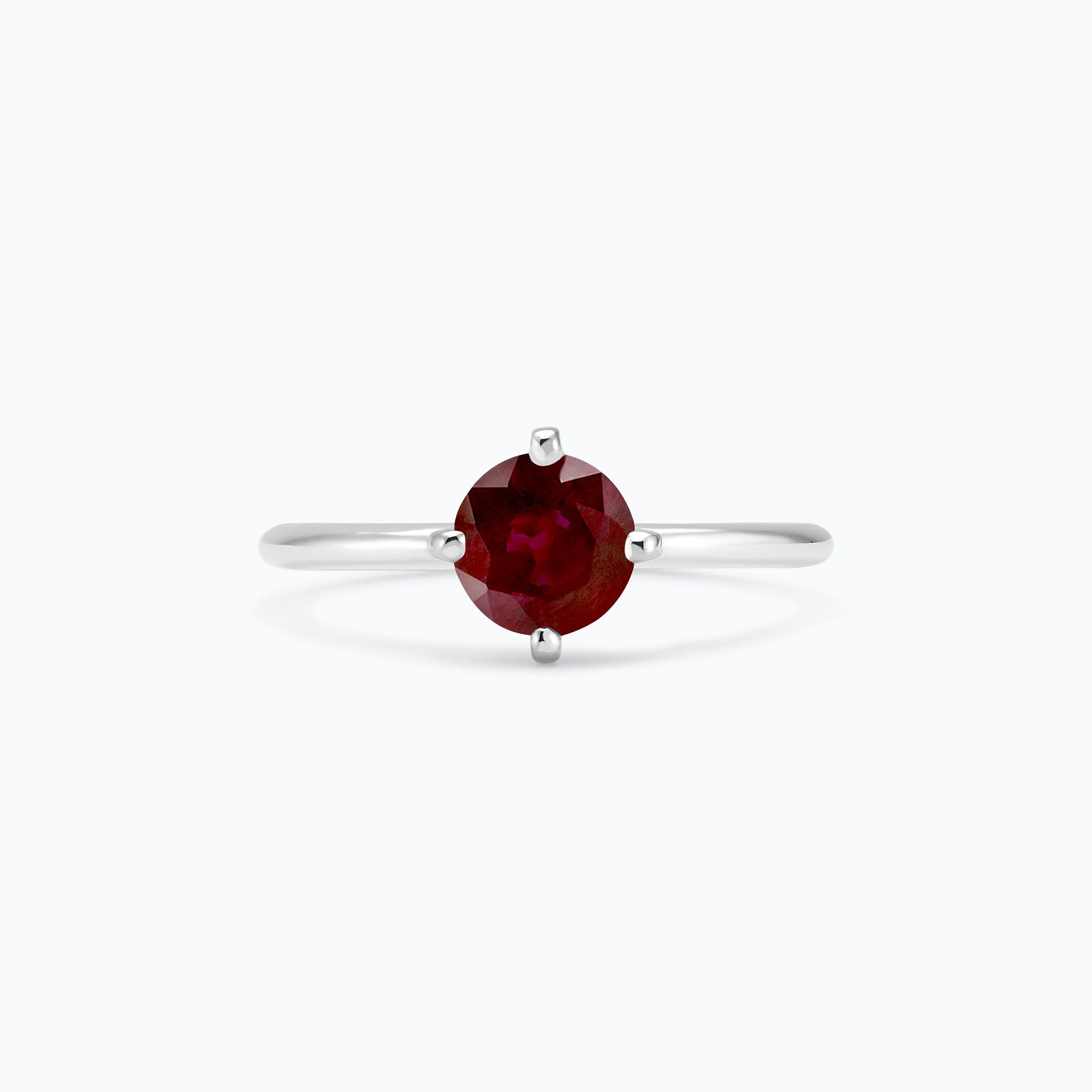 Solitaire Alva Rubis 6 mm