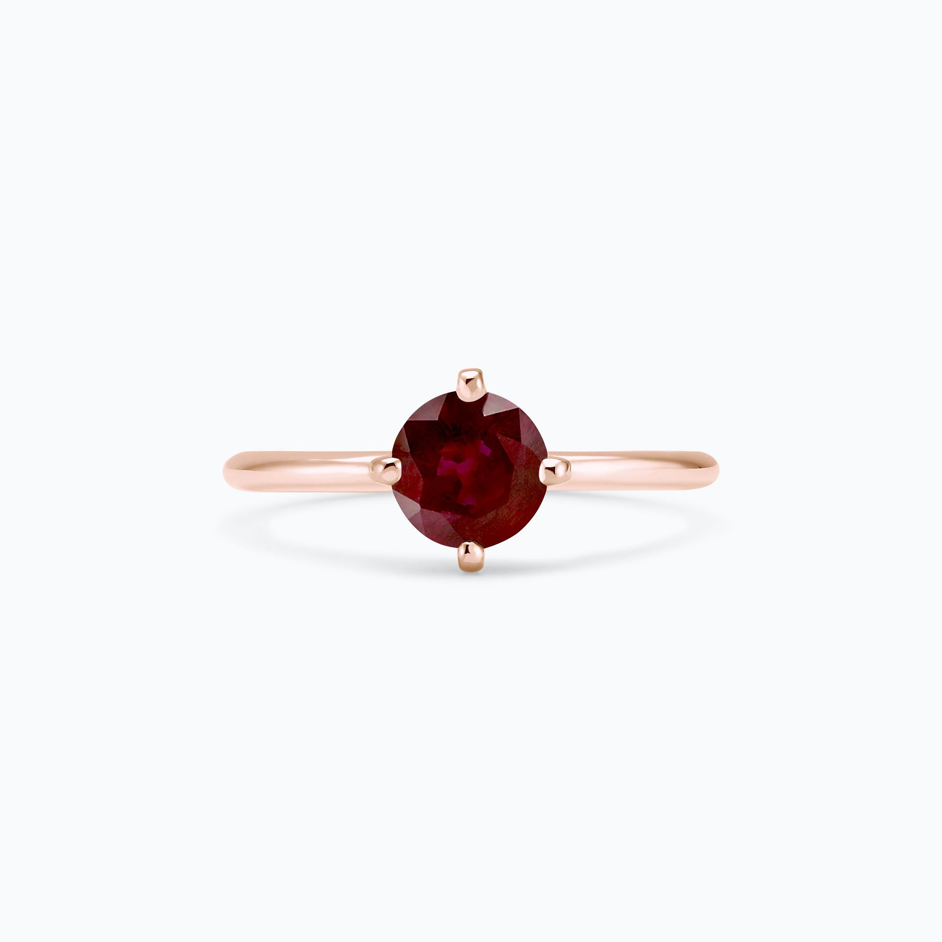 Solitaire Alva Rubis 6 mm