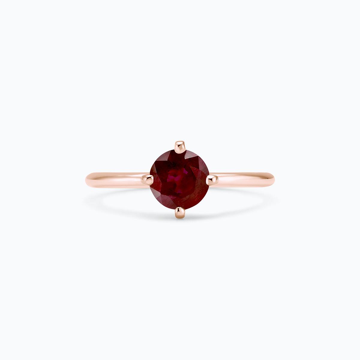 Solitaire Alva Rubis 6 mm