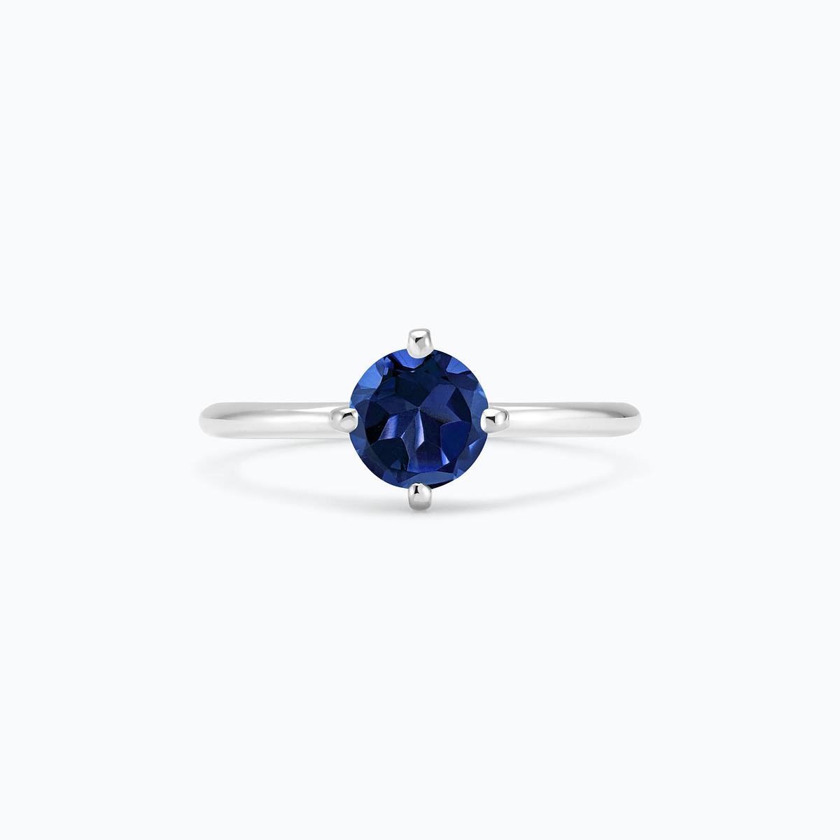 Solitaire Alva Saphir 6 mm