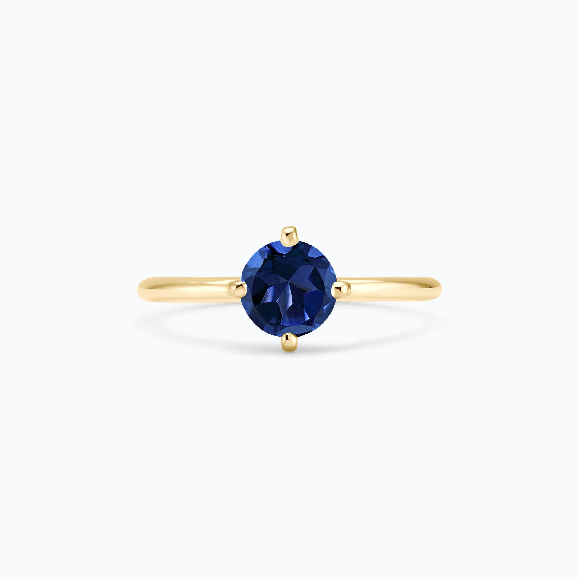 Solitaire Alva Saphir 6 mm
