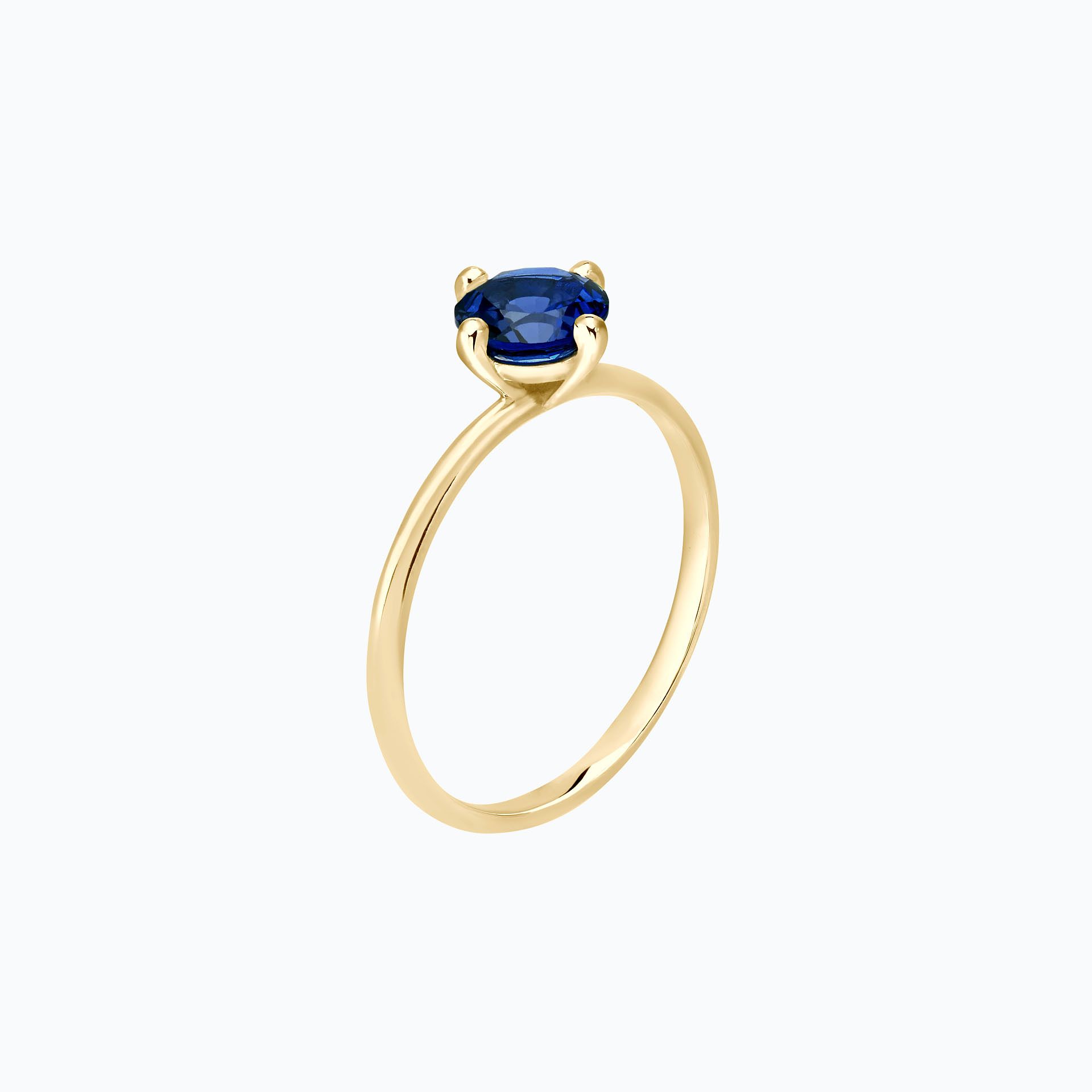 Solitaire Alva Saphir 6 mm
