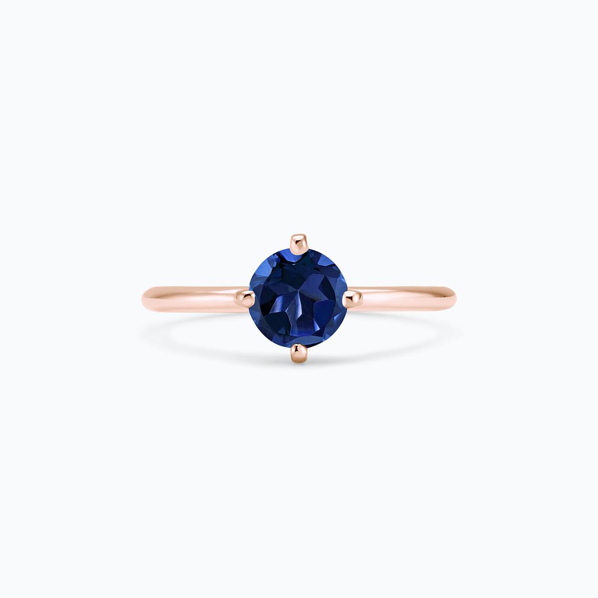 Solitaire Alva Saphir 6 mm