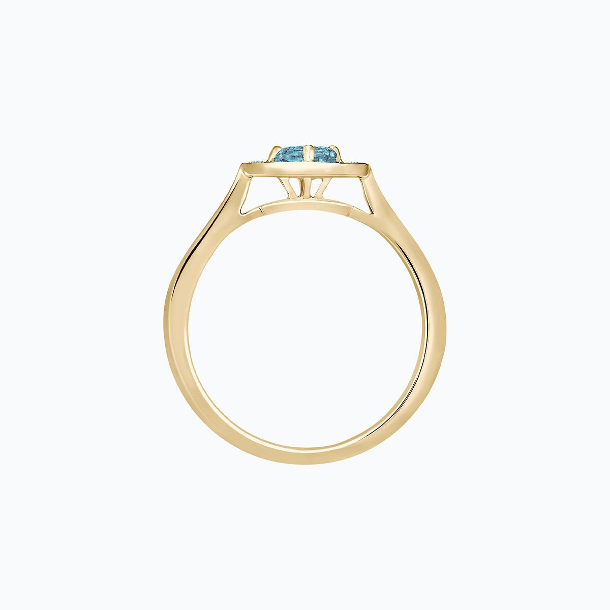 Solitaire Attraction Aigue-Marine