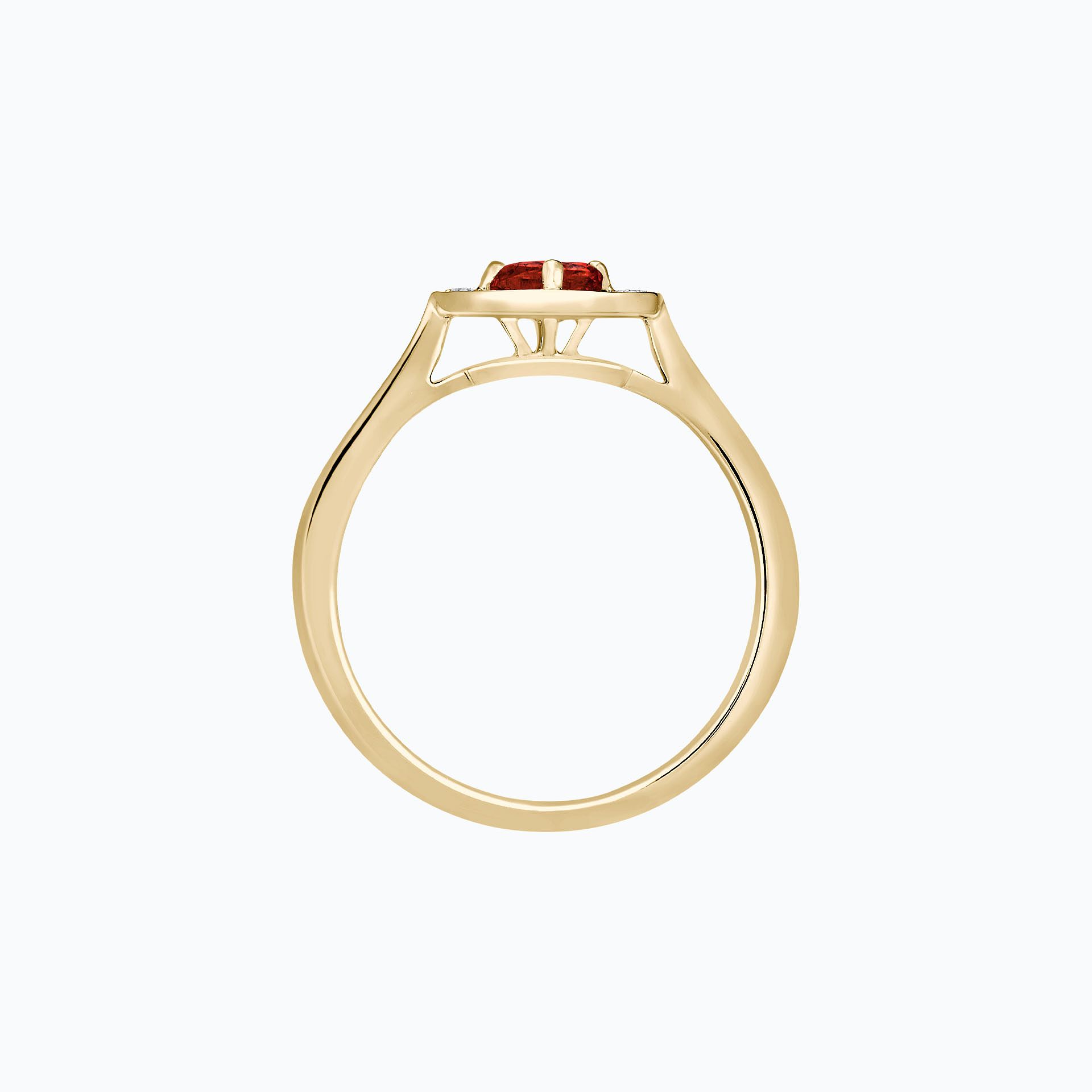 Solitaire Attraction Saphir Rouge