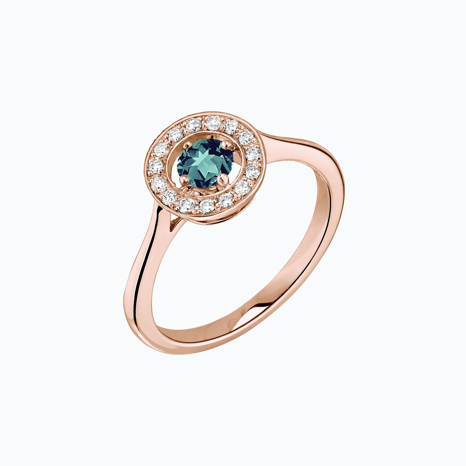 Solitaire Attraction Saphir Teal