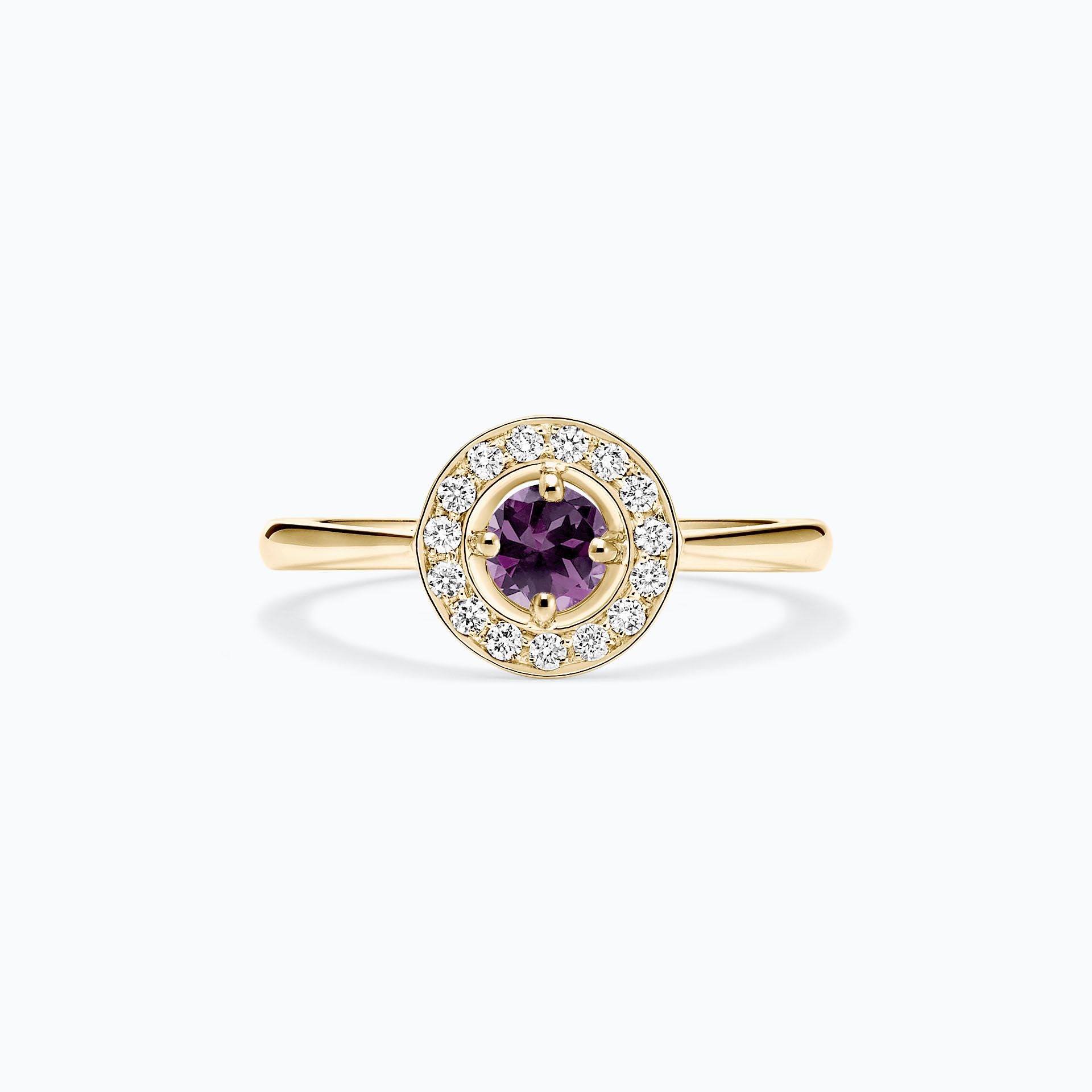 Solitaire Attraction Saphir Violet