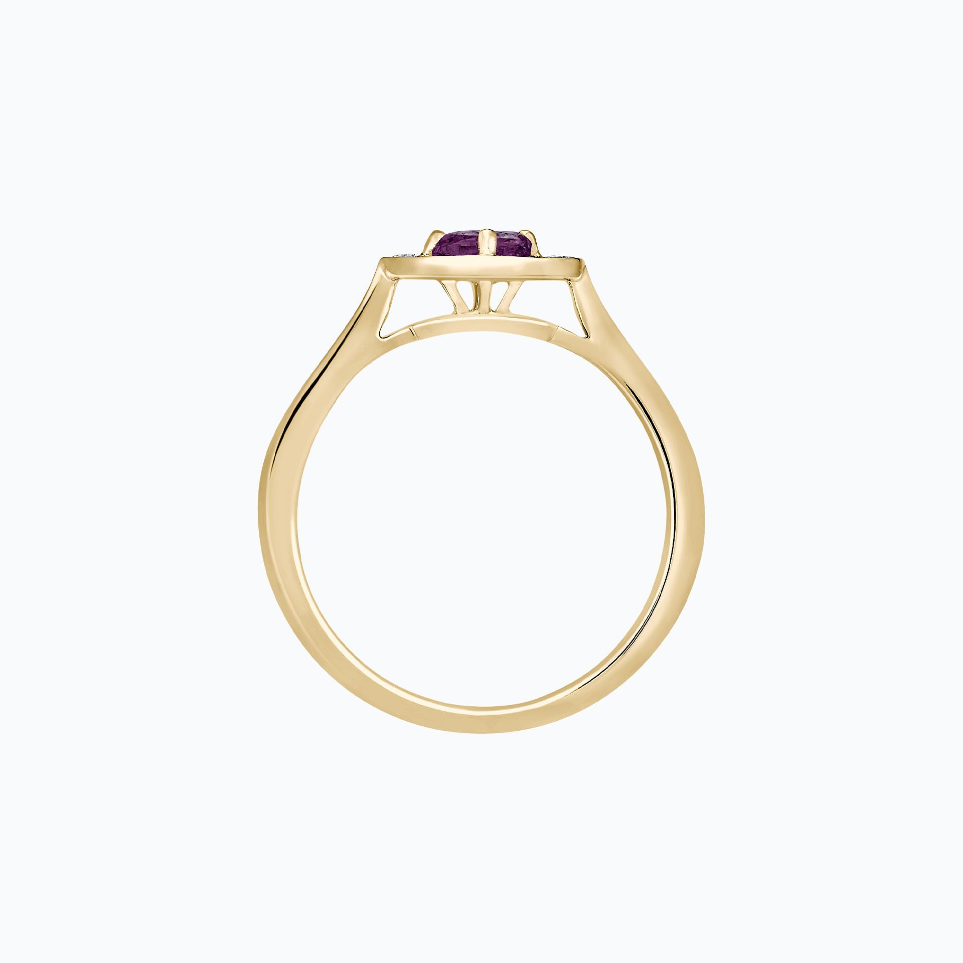 Solitaire Attraction Saphir Violet