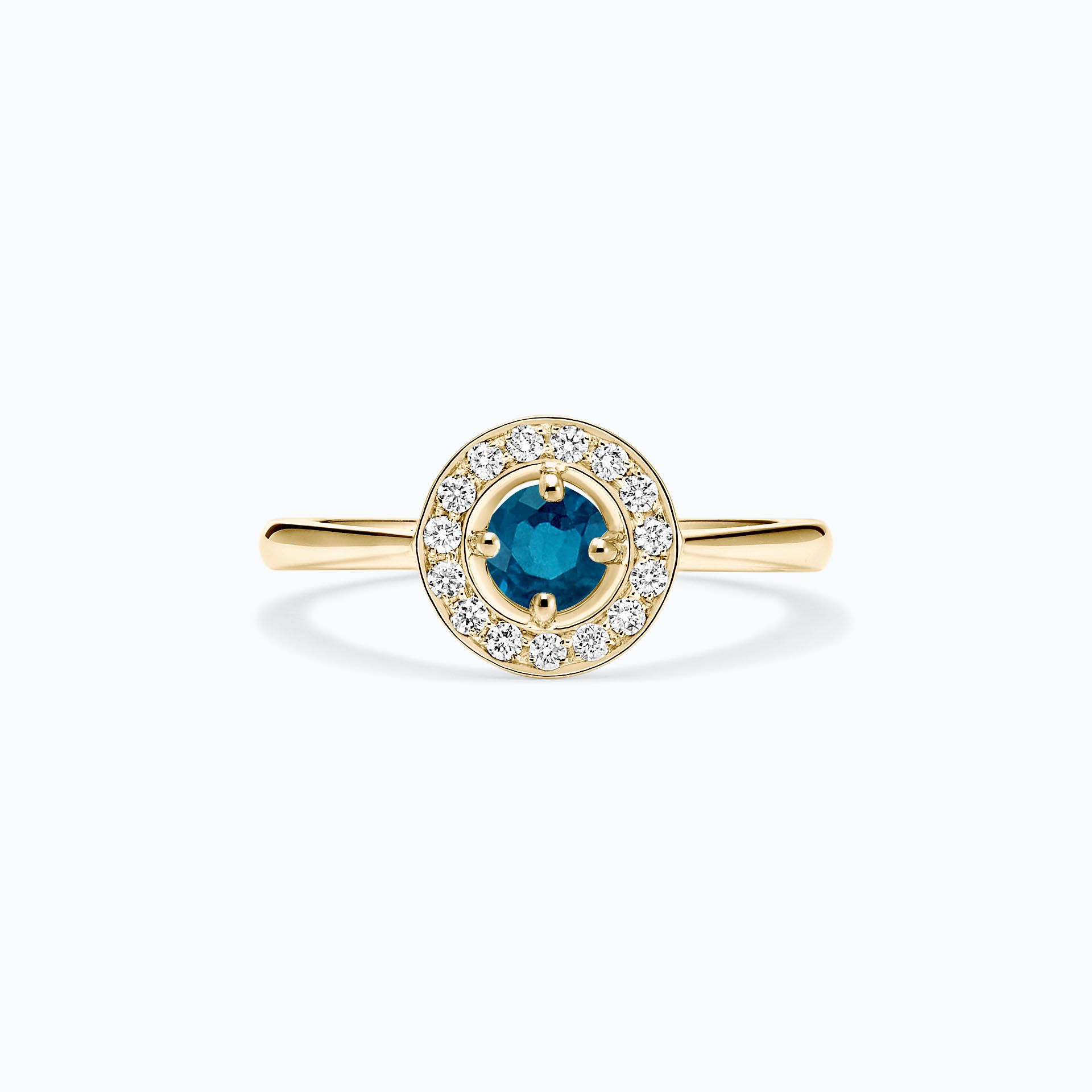 Solitaire Attraction Topaze Blue London